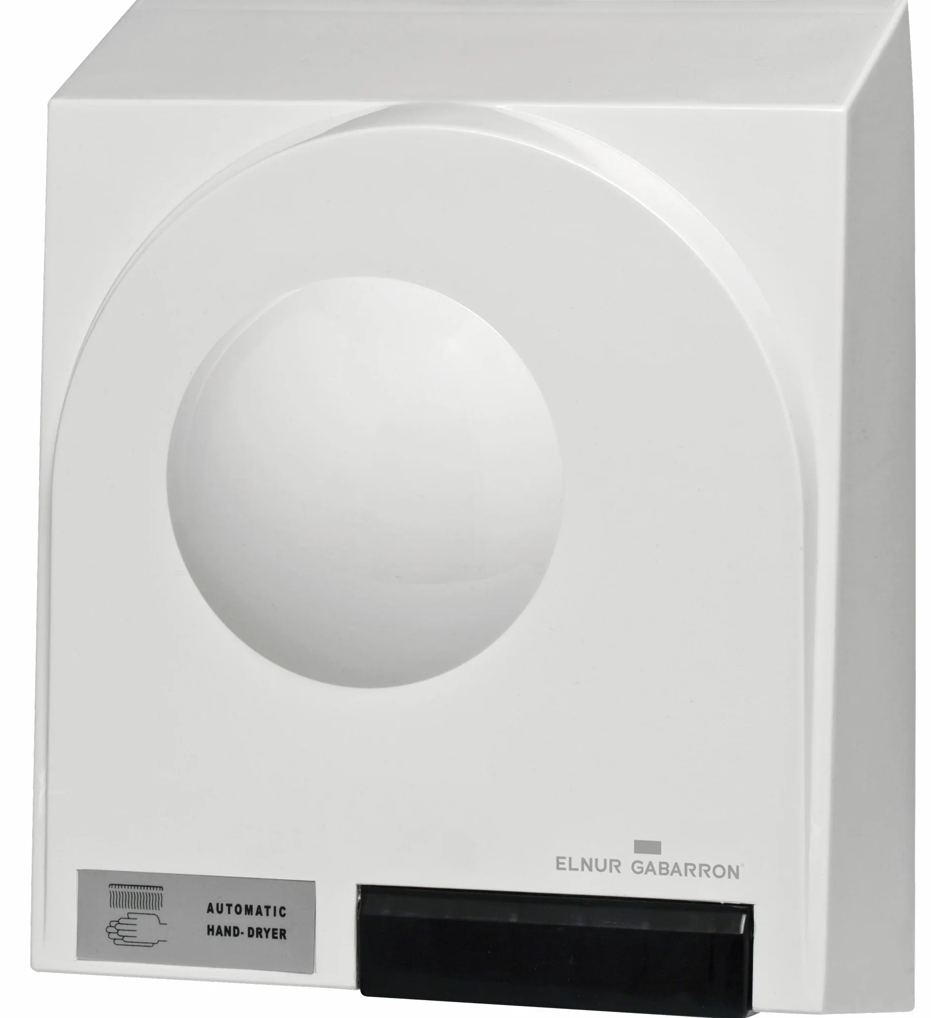 ELNUR GABARRON Secamanos Eléctrico para Baño - Modelo SM18P - Potencia de 1800 W - Funcionamiento Automático con Limitador Térmico - Color Blanco - 25 x 33 x 15 cm