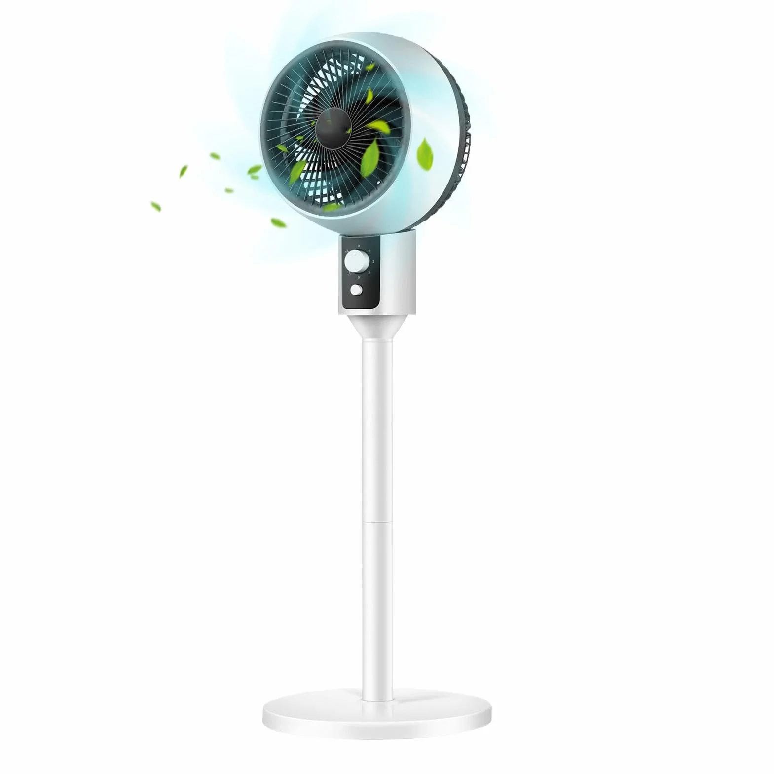 Ventilador De Habitación 3 velocidades con flujo de aire silencioso y torre | Ventilador Pedestal para dormitorio, habitación, hogar, garaje, oficina, patio, tienda, residencia, baño