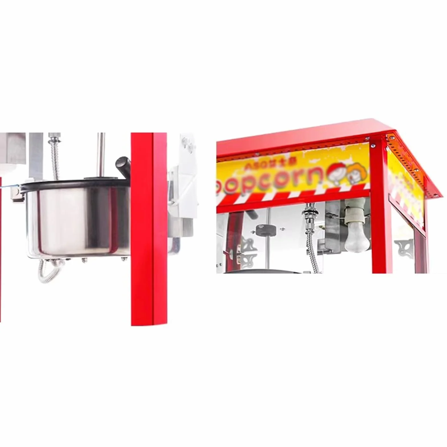 Máquina de Palomitas Máquina de Palomitas de maíz Comercial, Máquina de Palomitas automática, Máquina de Palomitas eléctrica, máquina de inflado Palomitero
