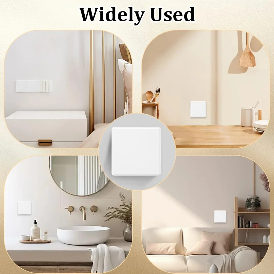 YAYNO 3 Cubiertas Decorativas para Orificios de Pared Autoadhesivas de Plástico