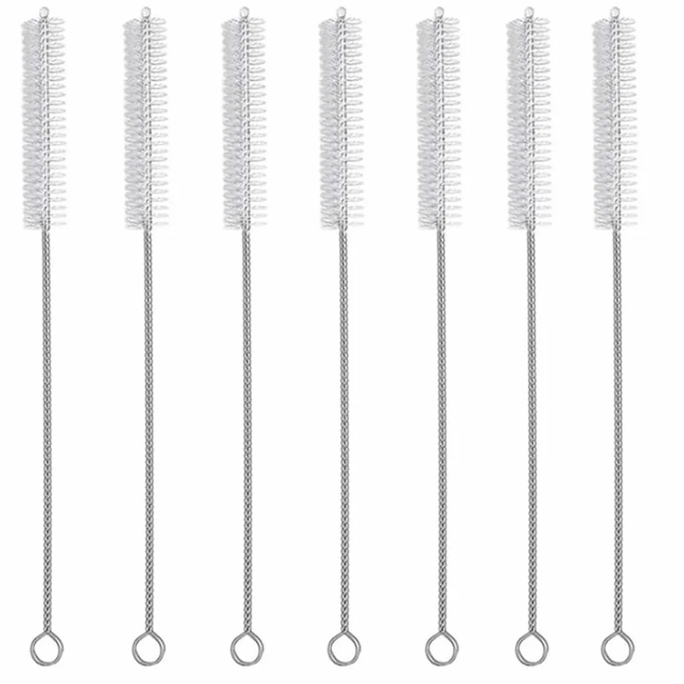 Cepillo para Pajita 30cm Acero Inoxidable 7 Piezas