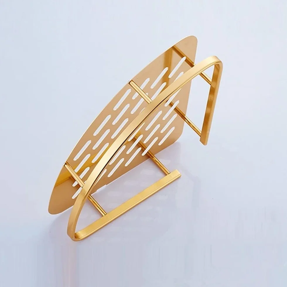 Estantes de baño exquisitos Estante de baño, Cesta de Esquina montada en la Pared de la Ducha, Estante de baño de Pared de Almacenamiento de champú