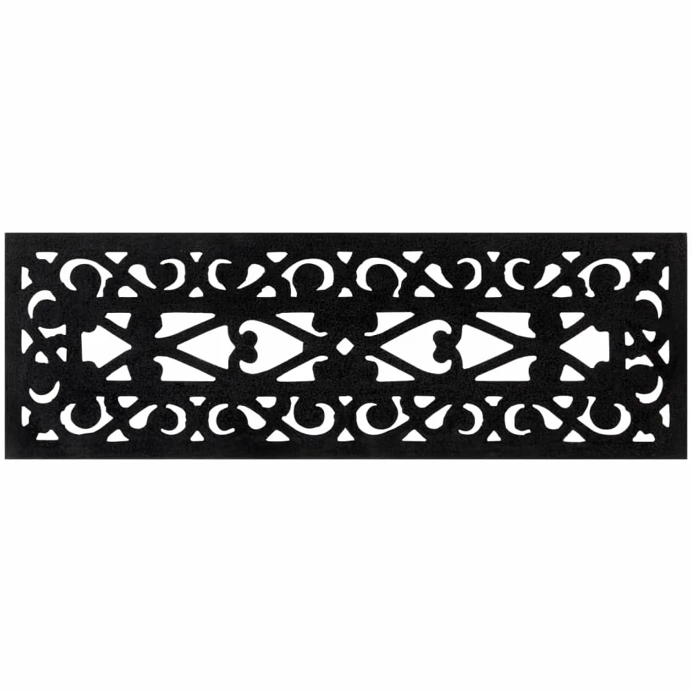 vidaXL Alfombrillas de Escalera 5 uds, Tapetes para Peldaño de Escalera, Alfombrillas Antideslizantes, Cubiertas de Escalones, Goma 25x75 cm