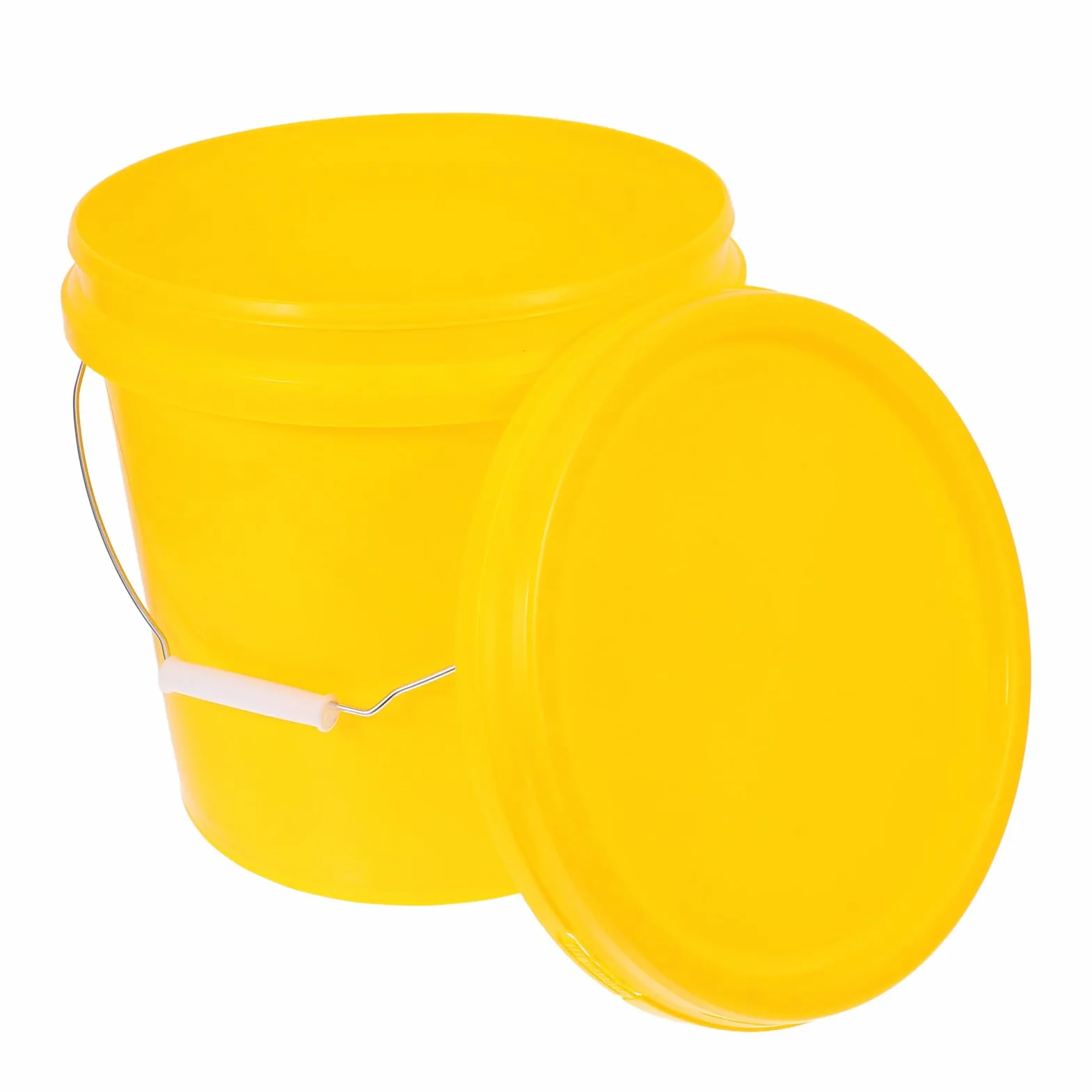 Cubo de Fermentación Recipiente de Fermentación de 10l Tapa Hermética y Asa Conveniente para Elaboración Casera de Vino y Cerveza