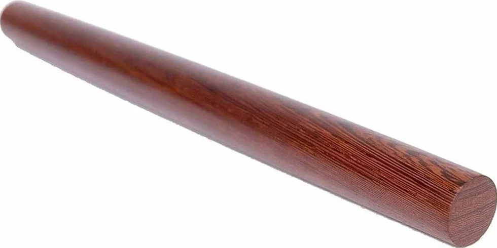 Rodillo de madera maciza para hornear cocina para hornear bola de masa de bola de masa de cuero antiadherente herramienta de aguja para uso doméstico-39cm