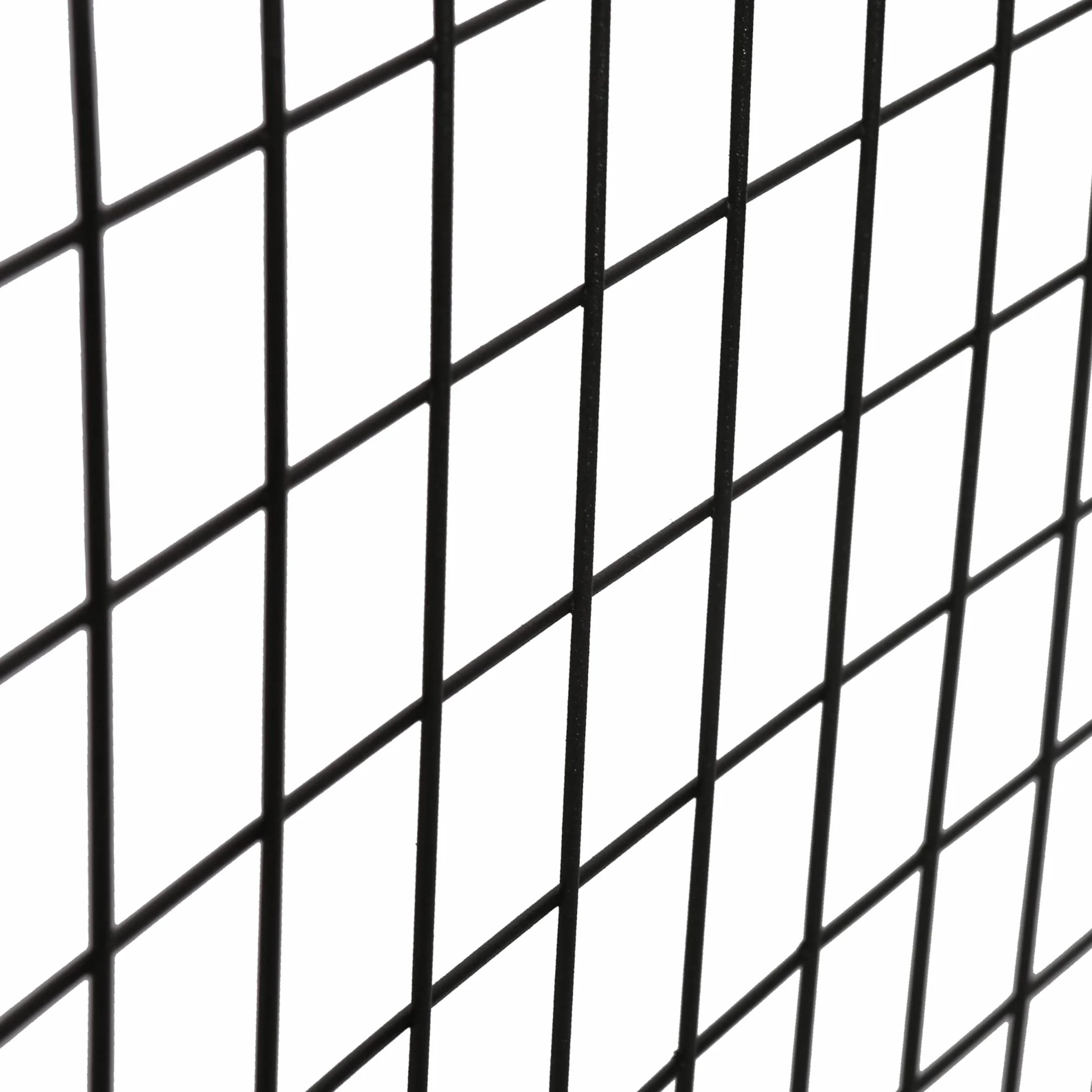 [en.casa] Panel de Rejilla para Notas Listas de Tareas Pared de Fotos Mural Tablero de Anuncios Multifuncional Metal 75 x 55 cm Negro