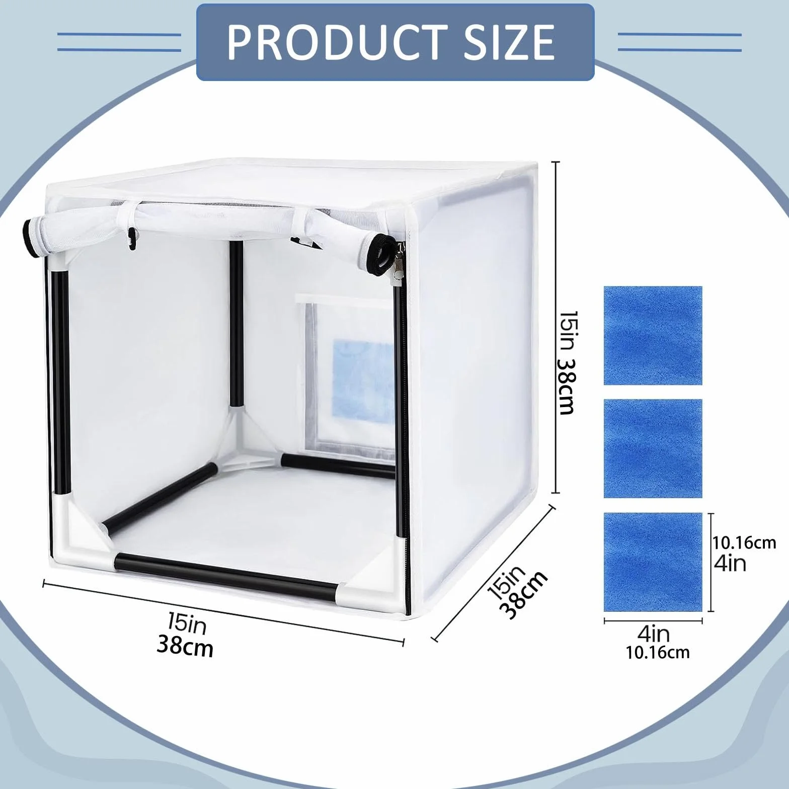 Generic de Pintura, Carpa para Pulverización, Puerta para Manualidades, PVC Oxford, Fácil Almacenamiento, Adecuada para La de Maquetas, Bricol, S