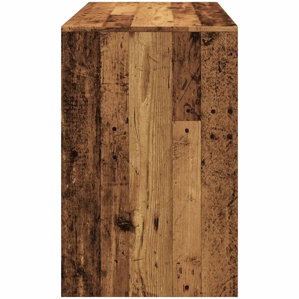 vidaXL Escritorio Madera ingeniería Madera Envejecida 101x50x76,5 cm