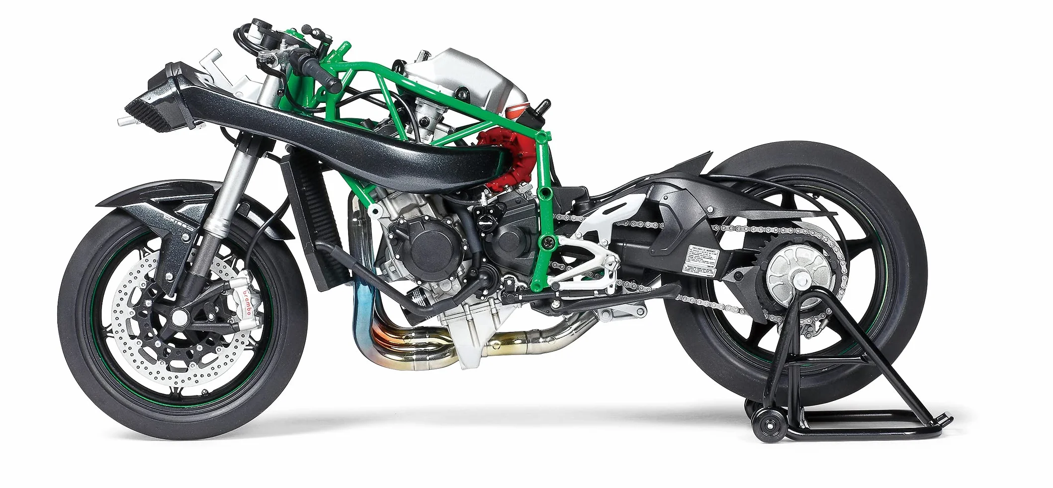 Tamiya 300014131 Vehículo de Juguete, Escala 1:12, Kawasaki Ninja H2R