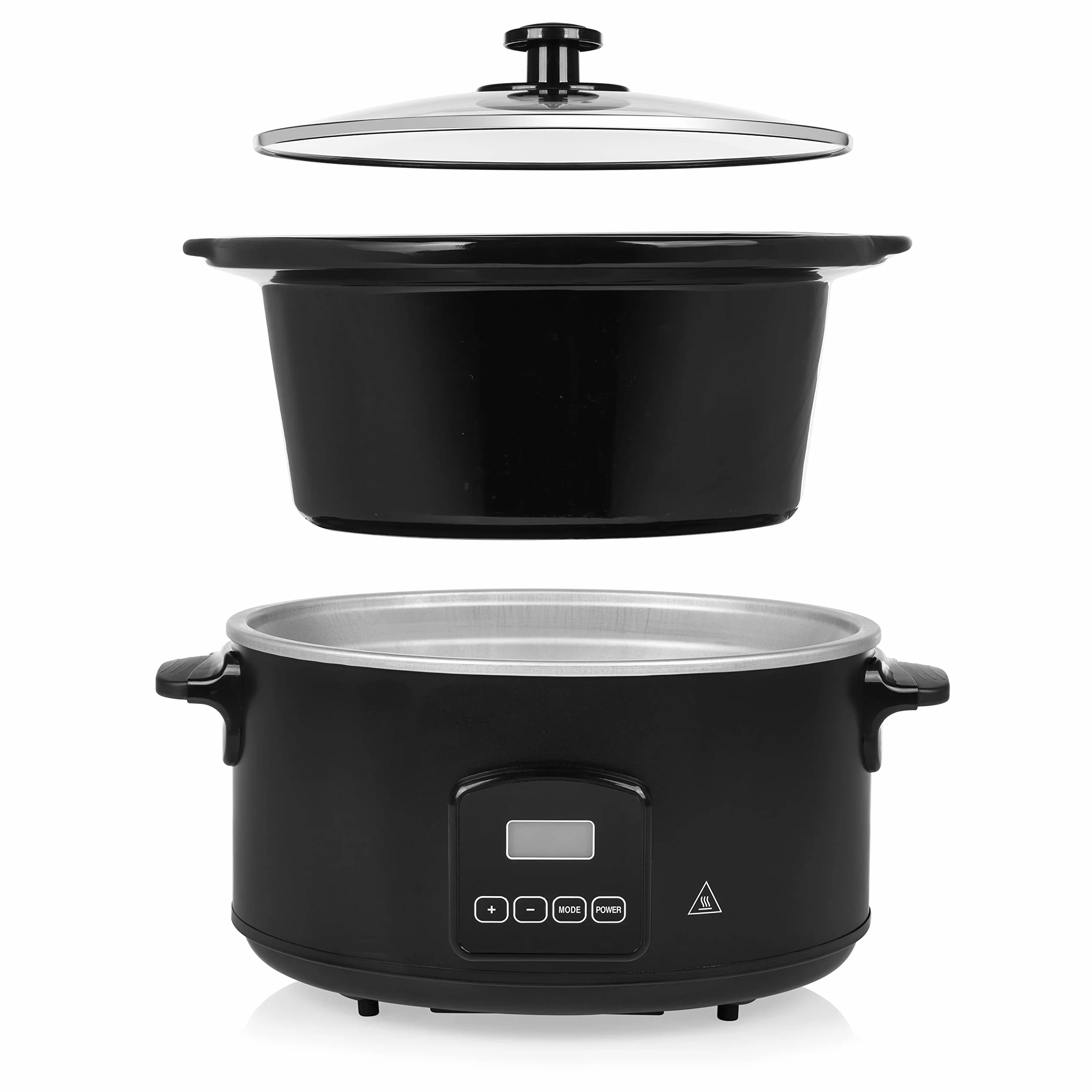 Tristar VS-3920 Olla de cocción lenta digital 4,5 L interior de cerámica temporizador negro