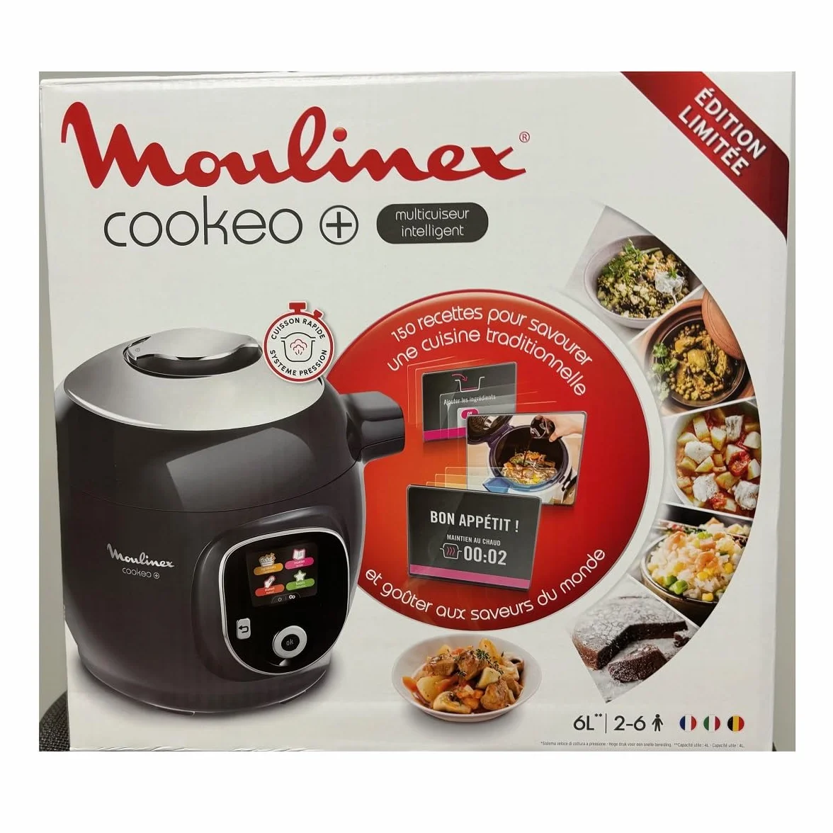 Mijoteur Moulinex Cookeo + CE851HF0 1600 W Gris