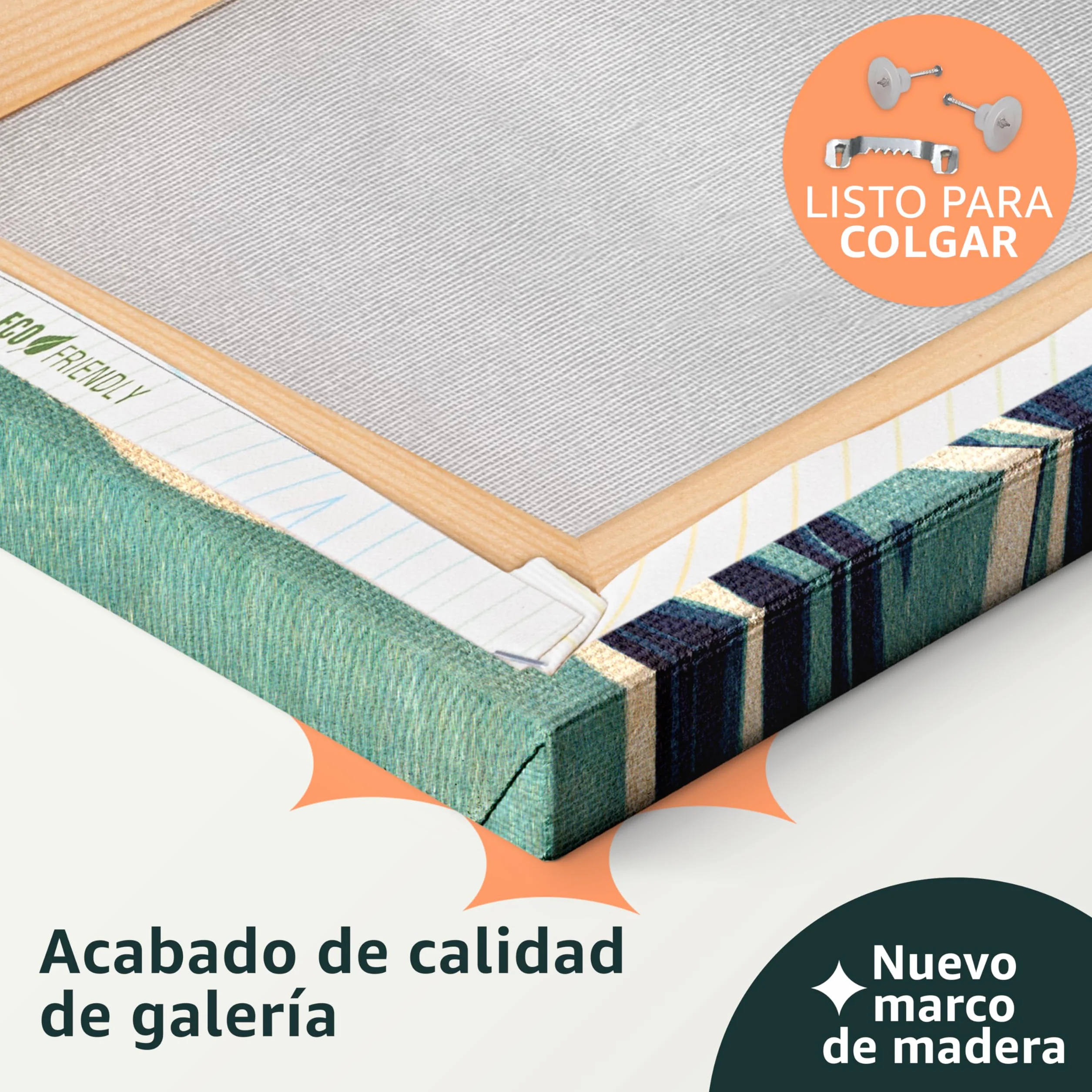 Cuadros B&D XXL - Cuadro en Lienzo Paisaje Naturaleza 225x112 cm 5 piezas - Impresión en material tejido no tejido cuadros decoracion salon modernos lienzos - Mar y Playa 030212-50