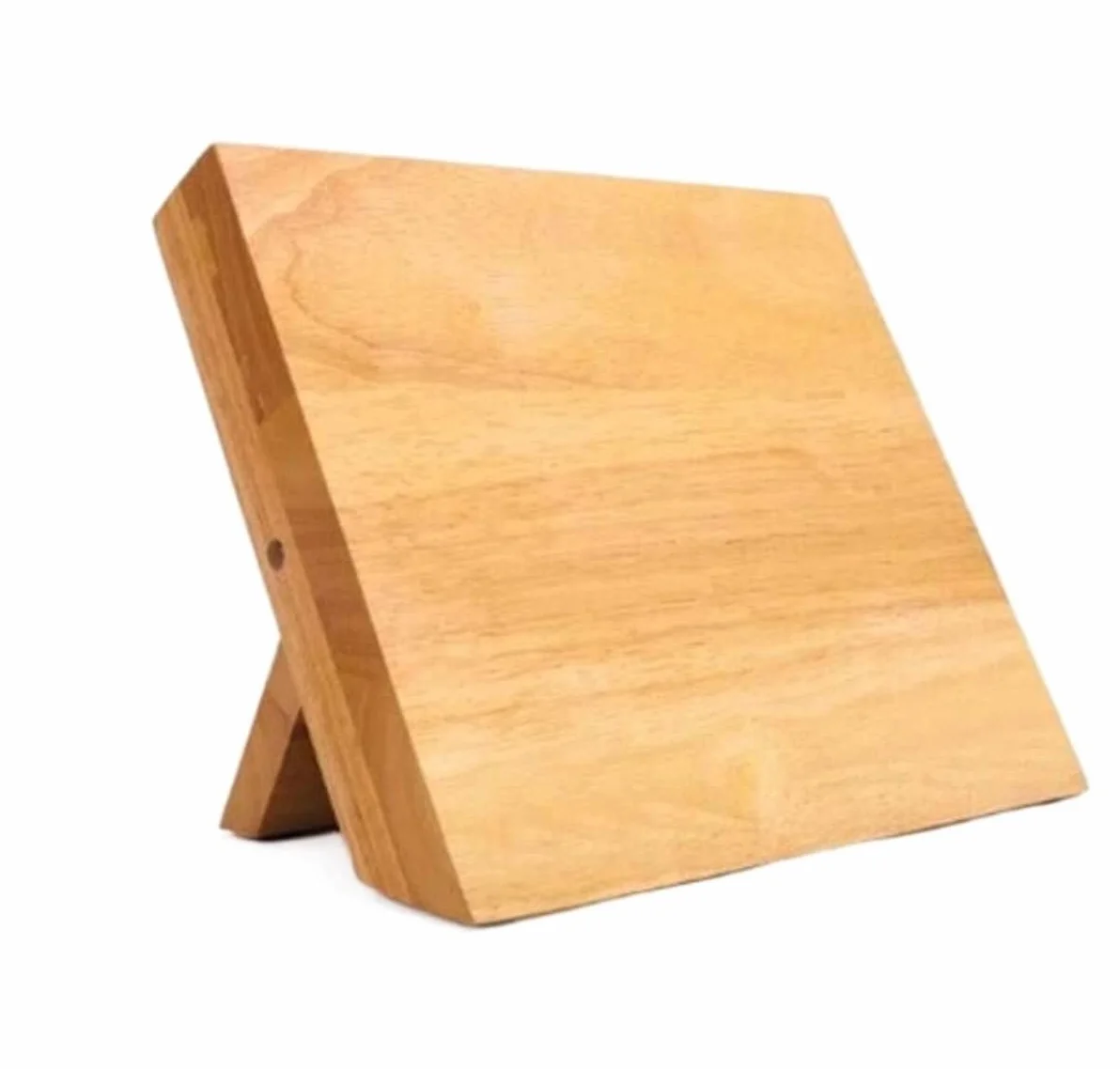 Bloque Cuchillos Cocina Bloque De Cuchillos De Madera De Caucho Magnético, Estante para Cuchillos, Herramienta Creativa para Soporte De Cuchillos De Cocina