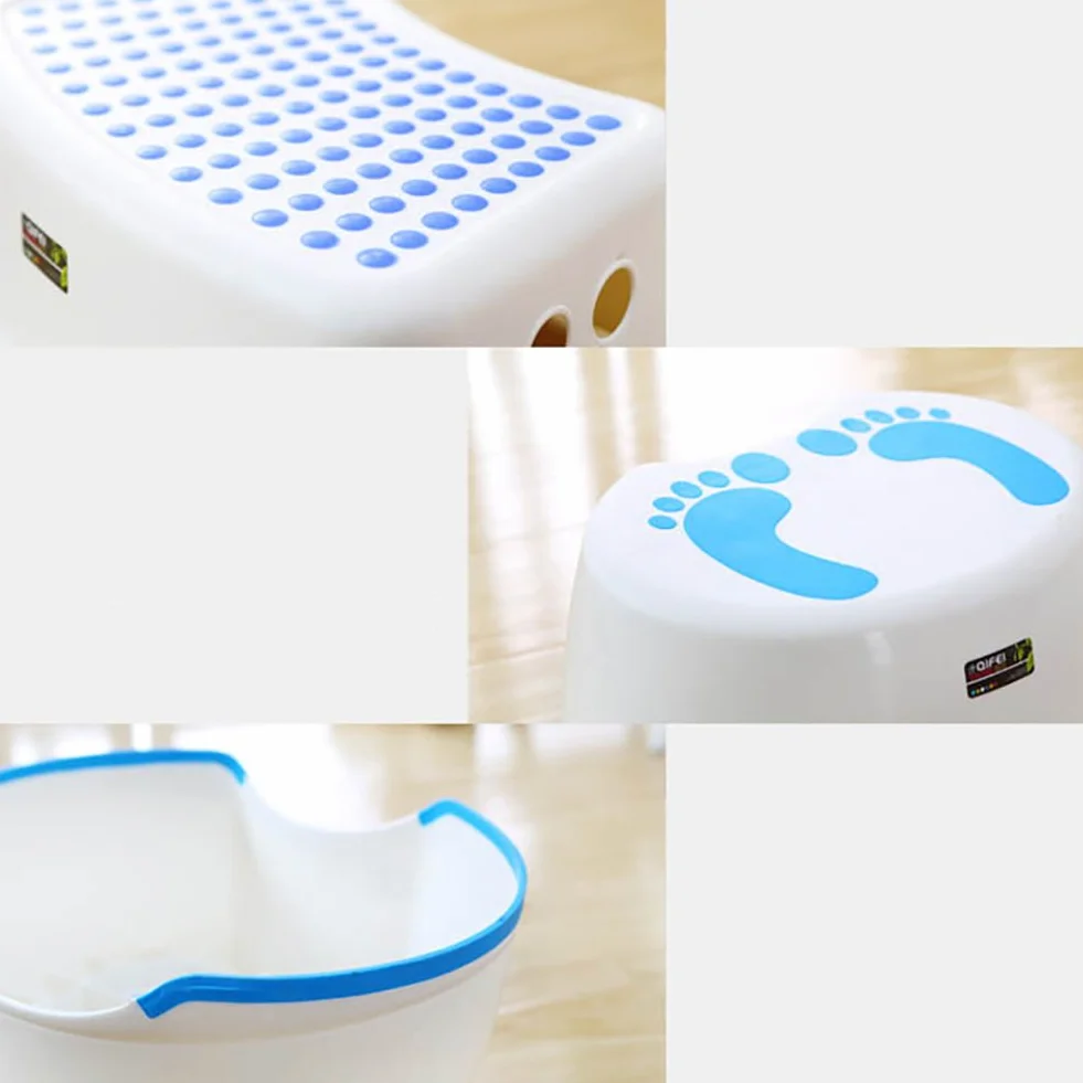 Taburete de baño Taburete de Ducha Reposapiés de plástico Grueso Taburete de baño para Lavabo Taburete de Pesca portátil al Aire Libre Taburete de Ducha 2 Estilos (Color : B) The New