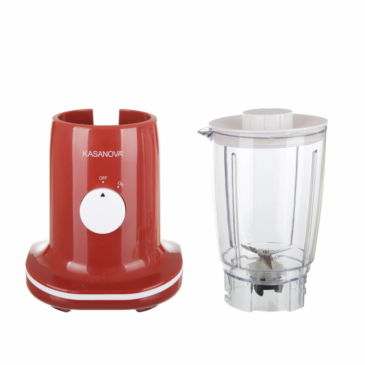 Batidora 300W jarra 500ml roja