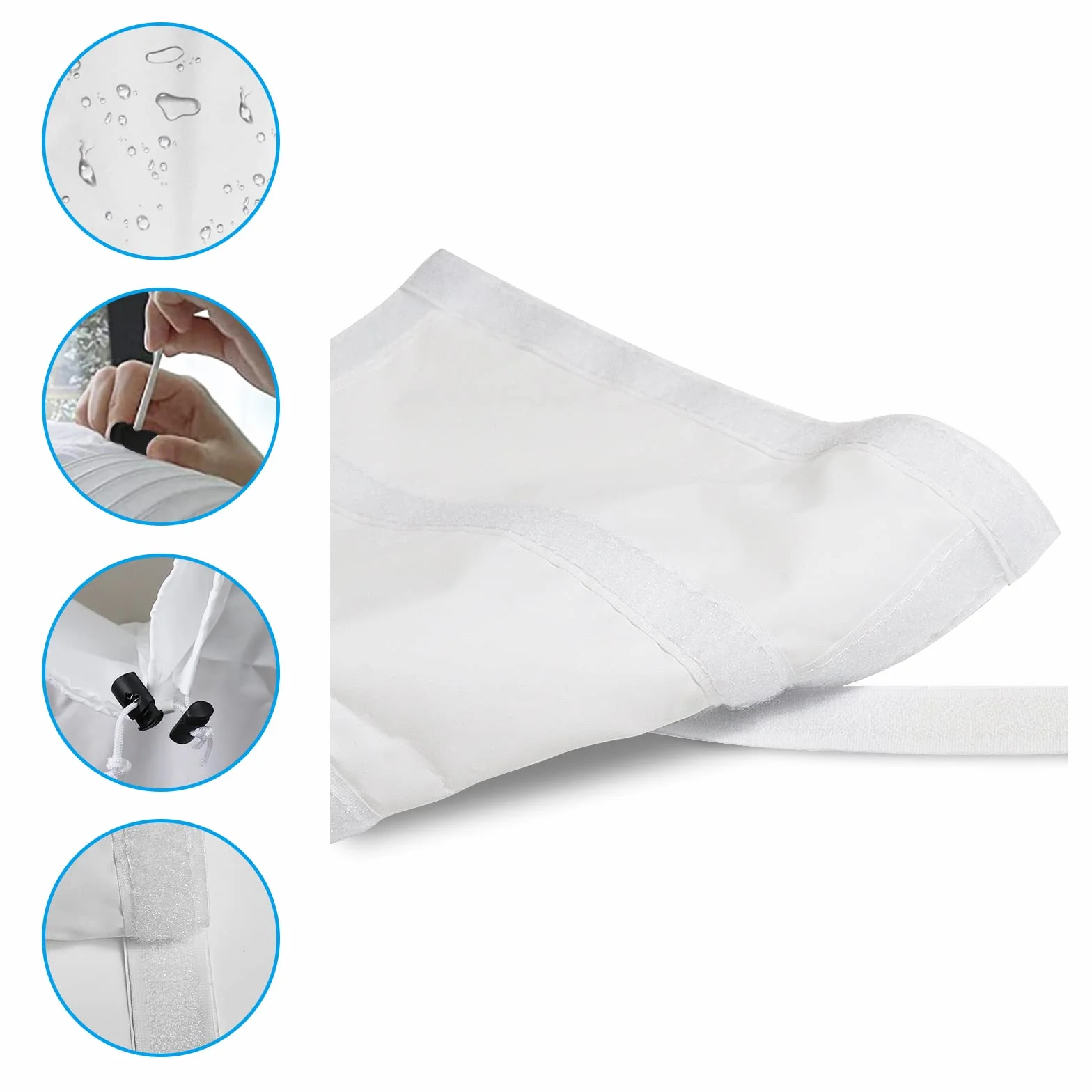 Landrip Kit Ventana Aire Acondicionado Portátil, Sellado de Ventanas de Aire Acondicionado 230 x 50 cm, para Dispositivos Móviles de Aire Acondicionado, Todas las Ventanas, Mantén la Casa Fresca