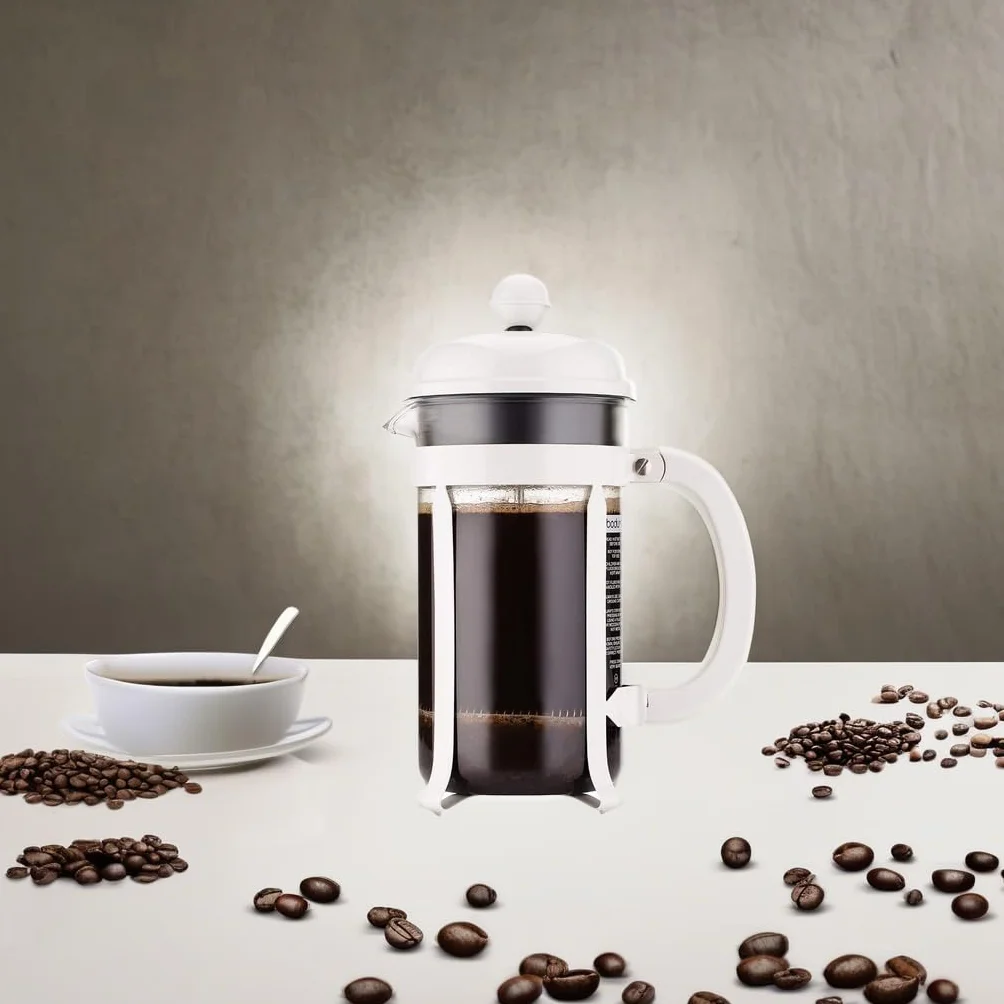 Bodum - 1928-913 - Chambord - Cafetera 8 tazas - 1.0 l - color blanco crema