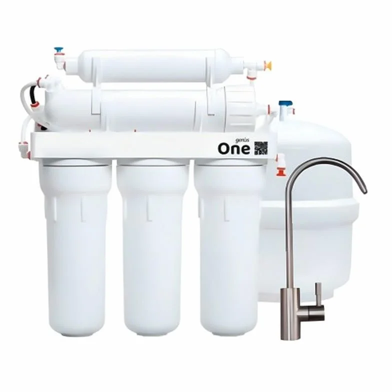 Genius One, Equipo de Osmosis Inversa - Kit para Osmosis de 5 Etapas - Capacidad para 5 L - Incluye Membrana Vontron de 50GPD y Filtros