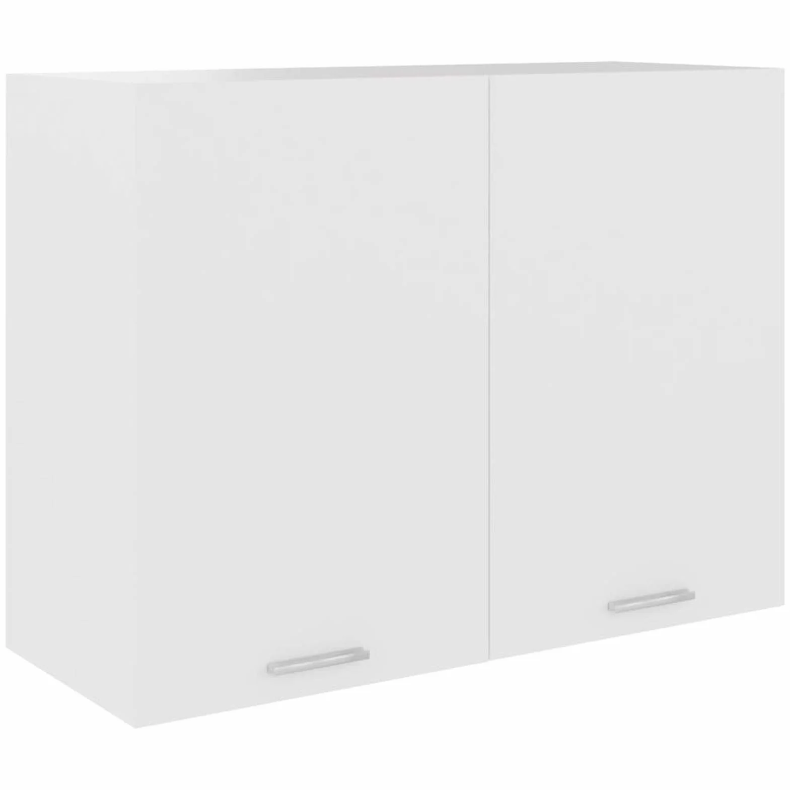 Festnight Armario de Pared de Cocina Armario Multiusos para Colgar, Armario Colgante Armario Cocina Pared Armario de Almacenamiento de Cocina Flotante Blanco 80x31x60 cm