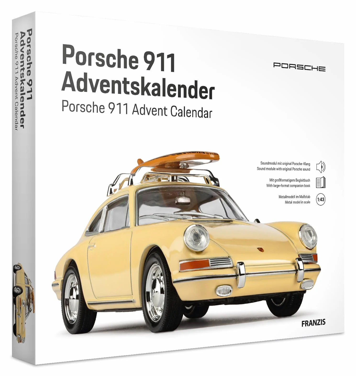 FRANZIS 67263 - Porsche 911 "Surfbrett" Adventskalender 1:43