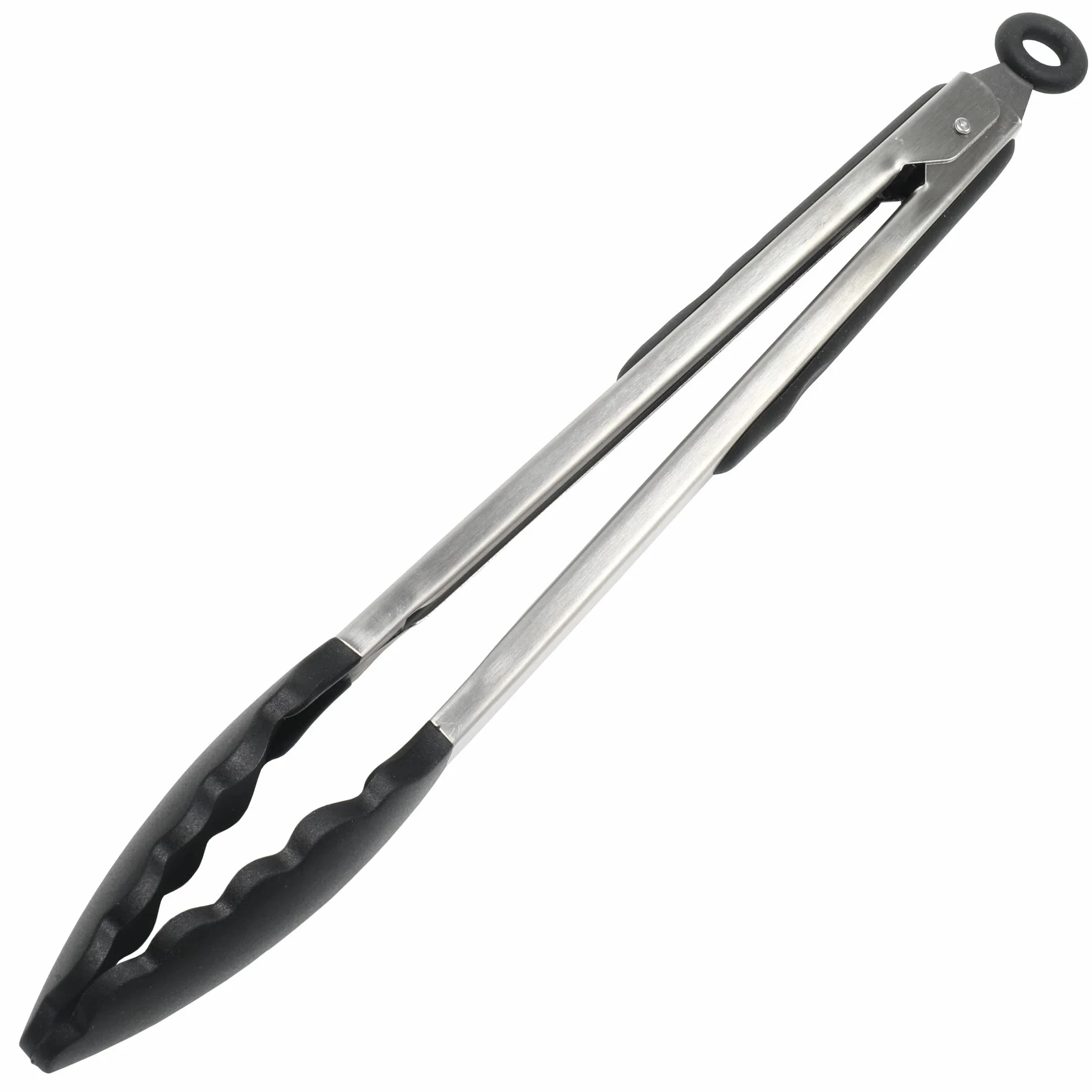 Chef Craft Premium Silicone Pinzas de Cocina, Negro