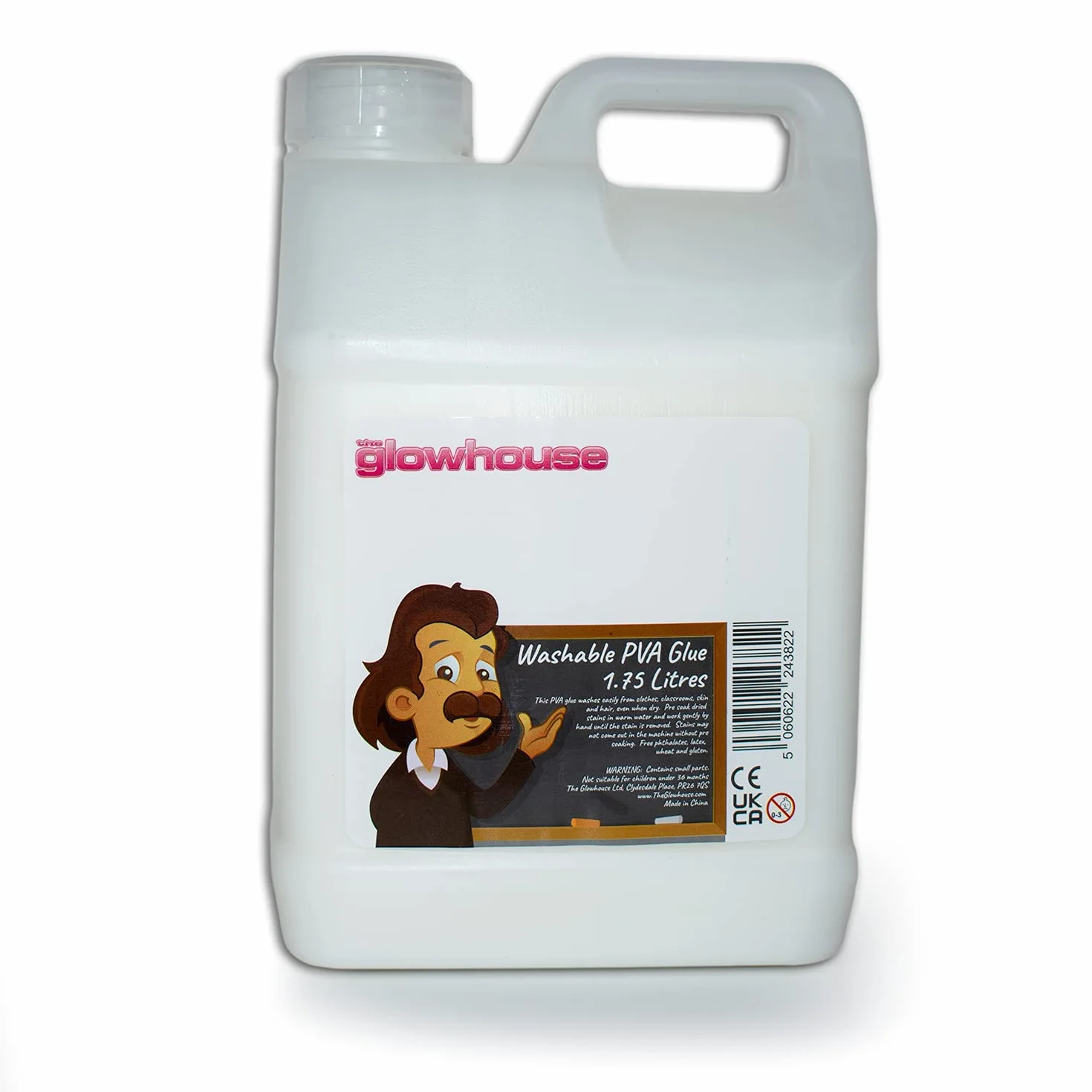 El Glowhouse Pegamento PVA Lavable 1.75L Eco Craft Adhesivo Escuela