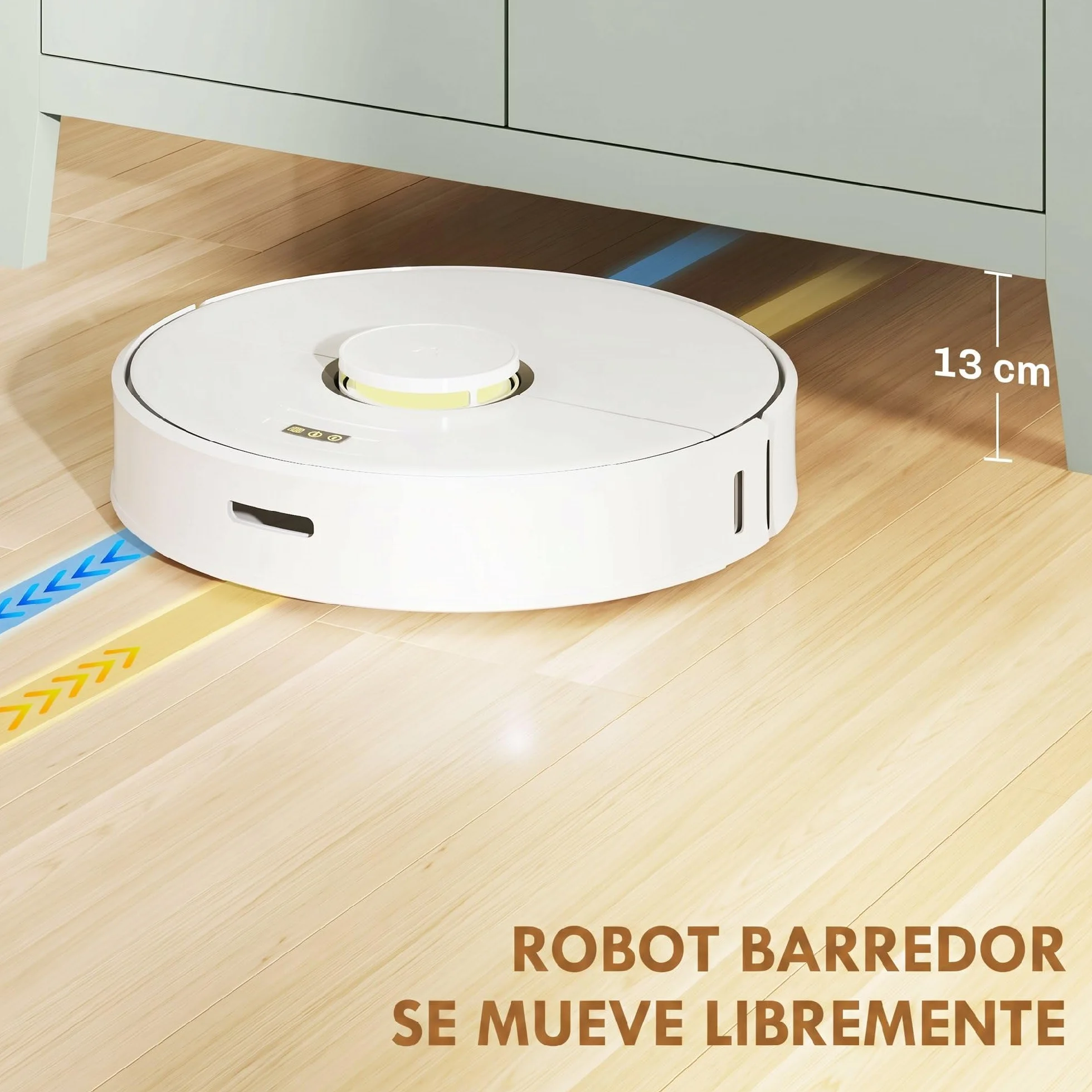 HOMCOM Aparador de 2 Puertas Moderno con Cajón Estante Ajustable 80x40x90 cm Verde Claro