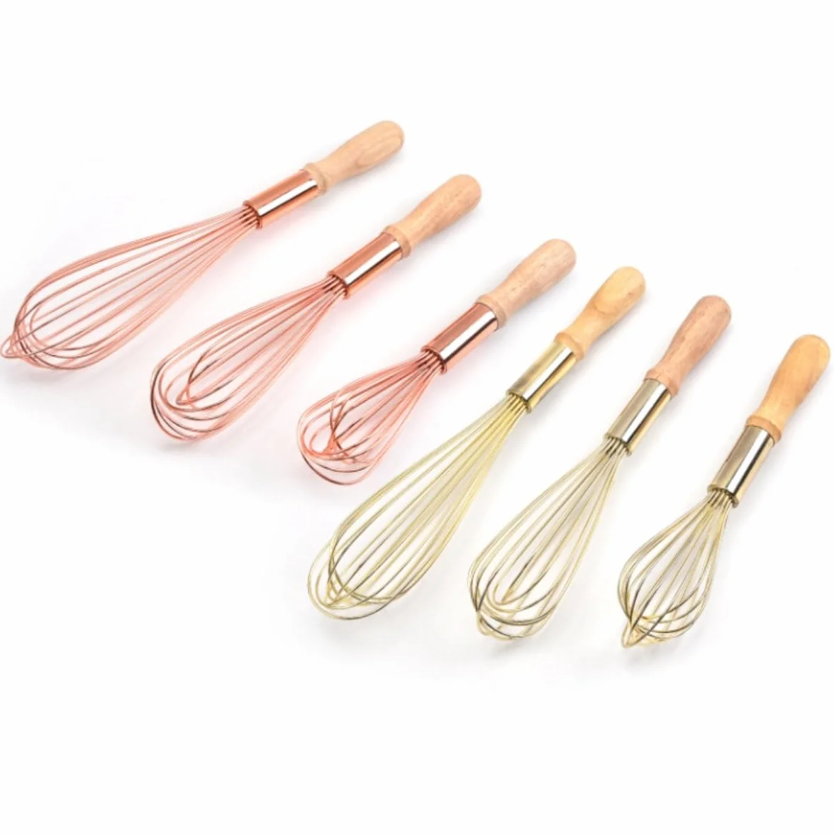Varillas Cocina Espumador De Leche Batidora De Cocina For Cocinar Batidora De Mano Batidora De Leche Batidora De Huevos con Mango De Roble Manual Batidora De Leche(Pink,16inch)