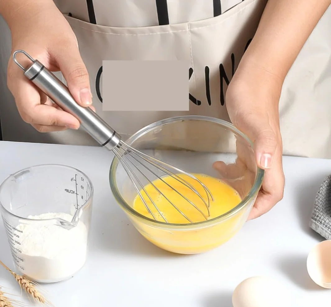 Batidor Huevos Batidor De Huevos Manual Multifuncional, Acero Inoxidable, Herramientas Cocina For Hornear, Adecuado For Agitar Condimentar Harina Utensilios Cocina(10inch)