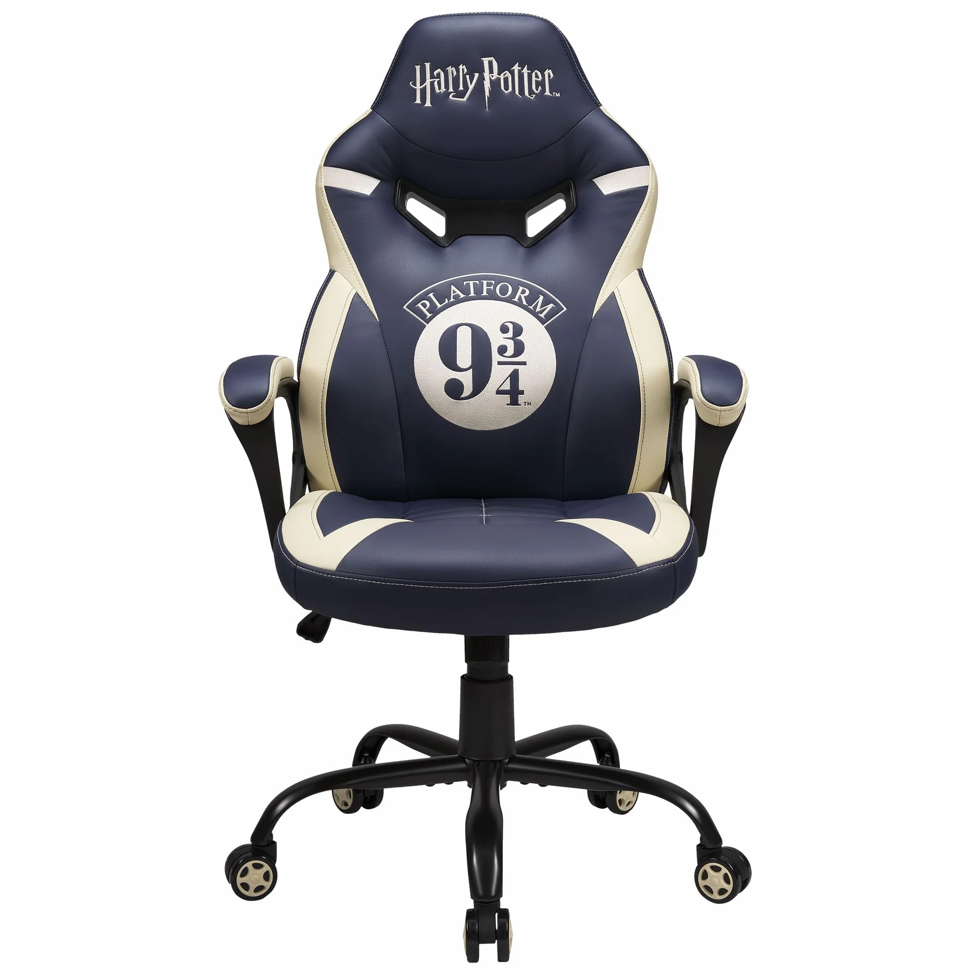 Subsonic - Silla Gaming Harry Potter para Niños y Adolescentes - Silla de Oficina Ergonómica con Espuma de Alta Densidad, Mecanismo Basculante y Cómodos Reposabrazos - Altura Ajustable - Azul
