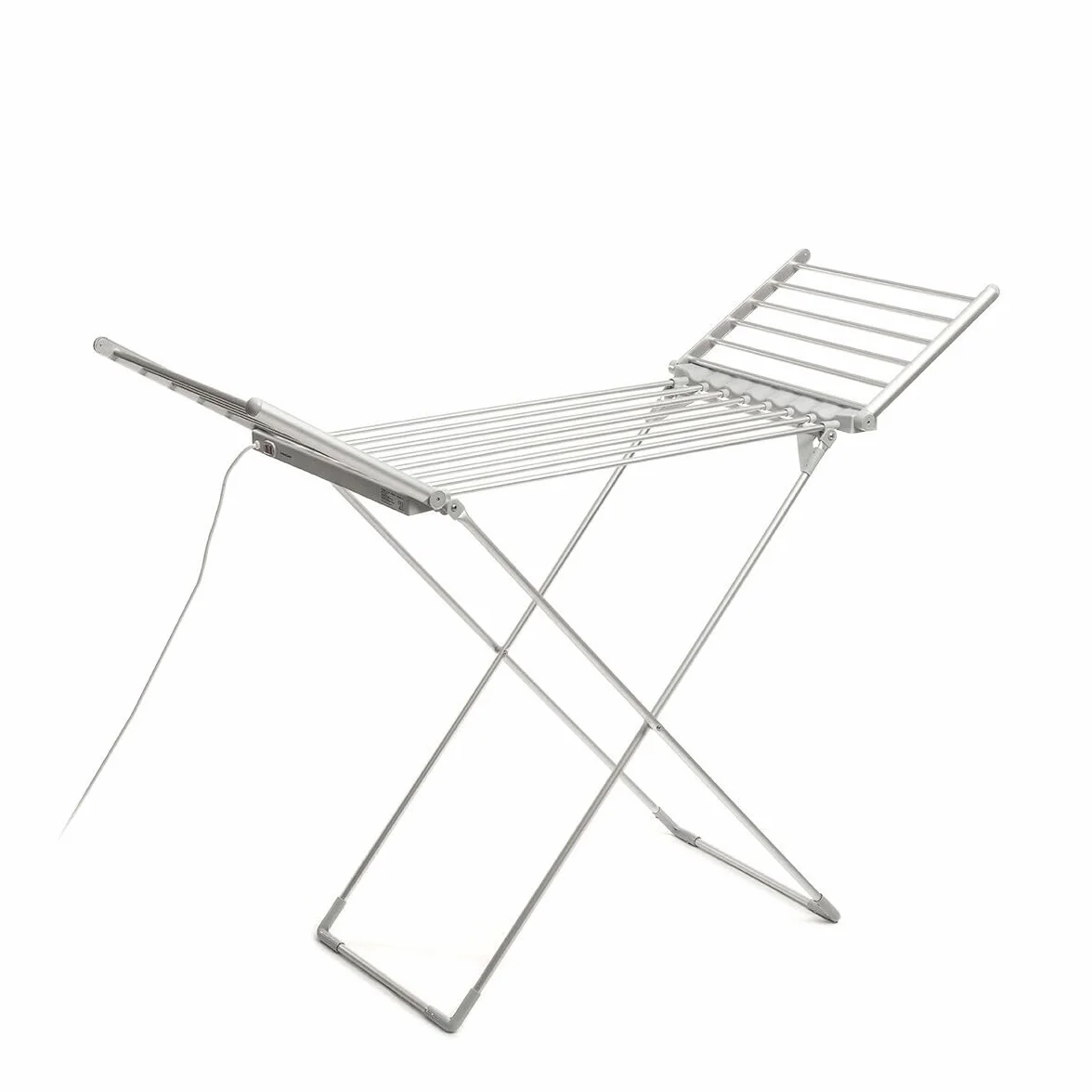 InnovaGoods® Tendedero Eléctrico Plegable con Alas Drywing, 20 Barras Calefactadas, 230W, Secado Rápido, Portátil para Interiores, Soporta 15 kg de Ropa, Altura 112 cm, Ideal para Invierno