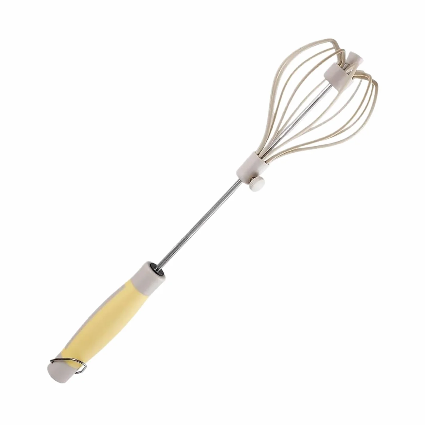 Varillas Cocina Espumador De Leche Batidor De Huevos Giratorio Manual Semiautomático, Cabezal De Acero Inoxidable For Cocina, Dispositivo Ajustable, Mezclador Manual Batidora De Leche