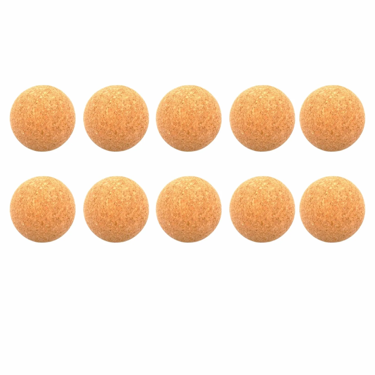Pelota de Corcho 9 cm x 10 unidades – Tapón para Botellas, Bola de Masaje, Elemento Decorativo y Juguete Ecológico