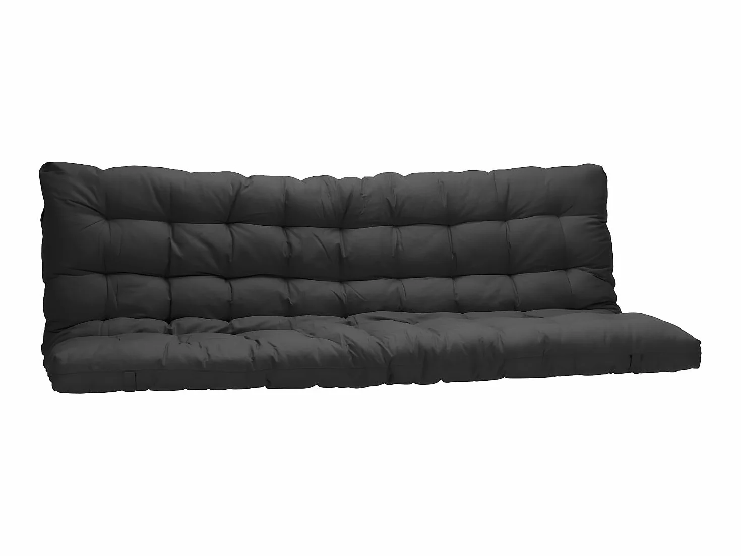 Vente-unique Futon MODULO - Banqueta, 135 x 190 cm, Color Negro