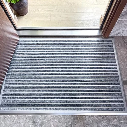 Alfombrillas de barro resistentes, absorbentes para interiores, para entradas, patios y garajes, ideal para dueños de perros para mantener los suelos limpios y evitar el desorden, diseño