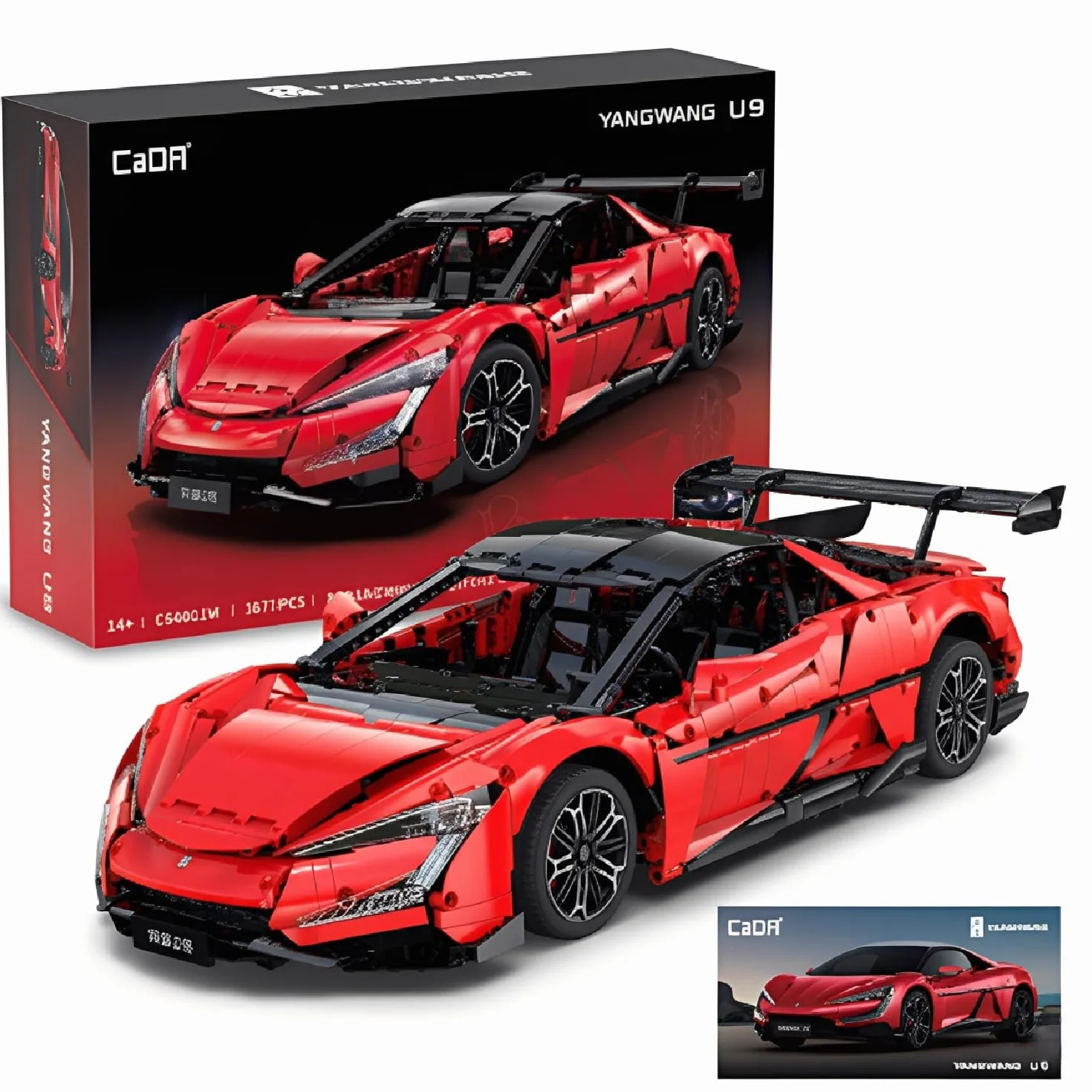 CaDA C64011W YangWang U9 Supercar 1:8 C64011W