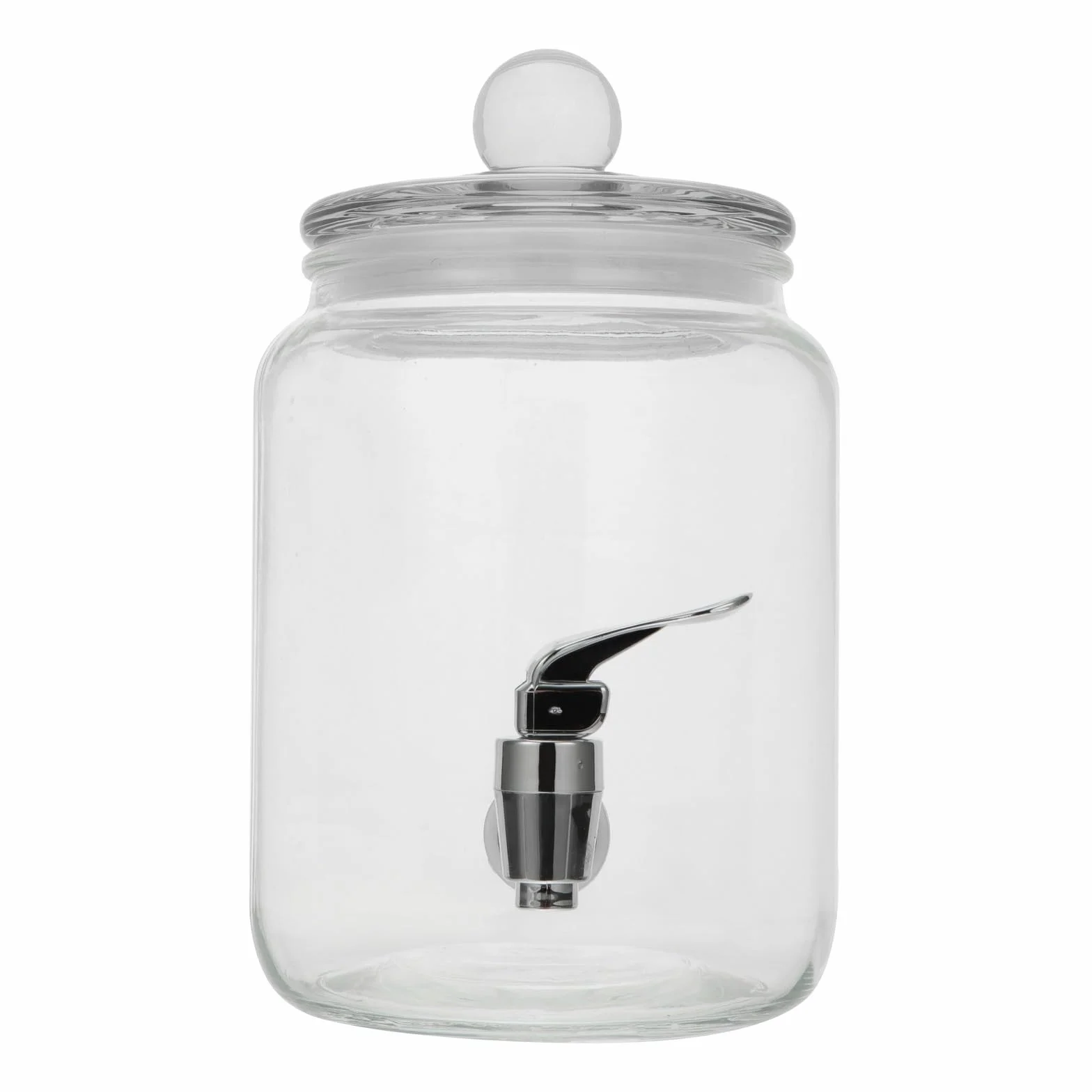 Dispensador de Vino de Cristal 3 Litros Grifo Abs Práctico para Bebidas Frías y Cócteles en Hogar y Fiestas