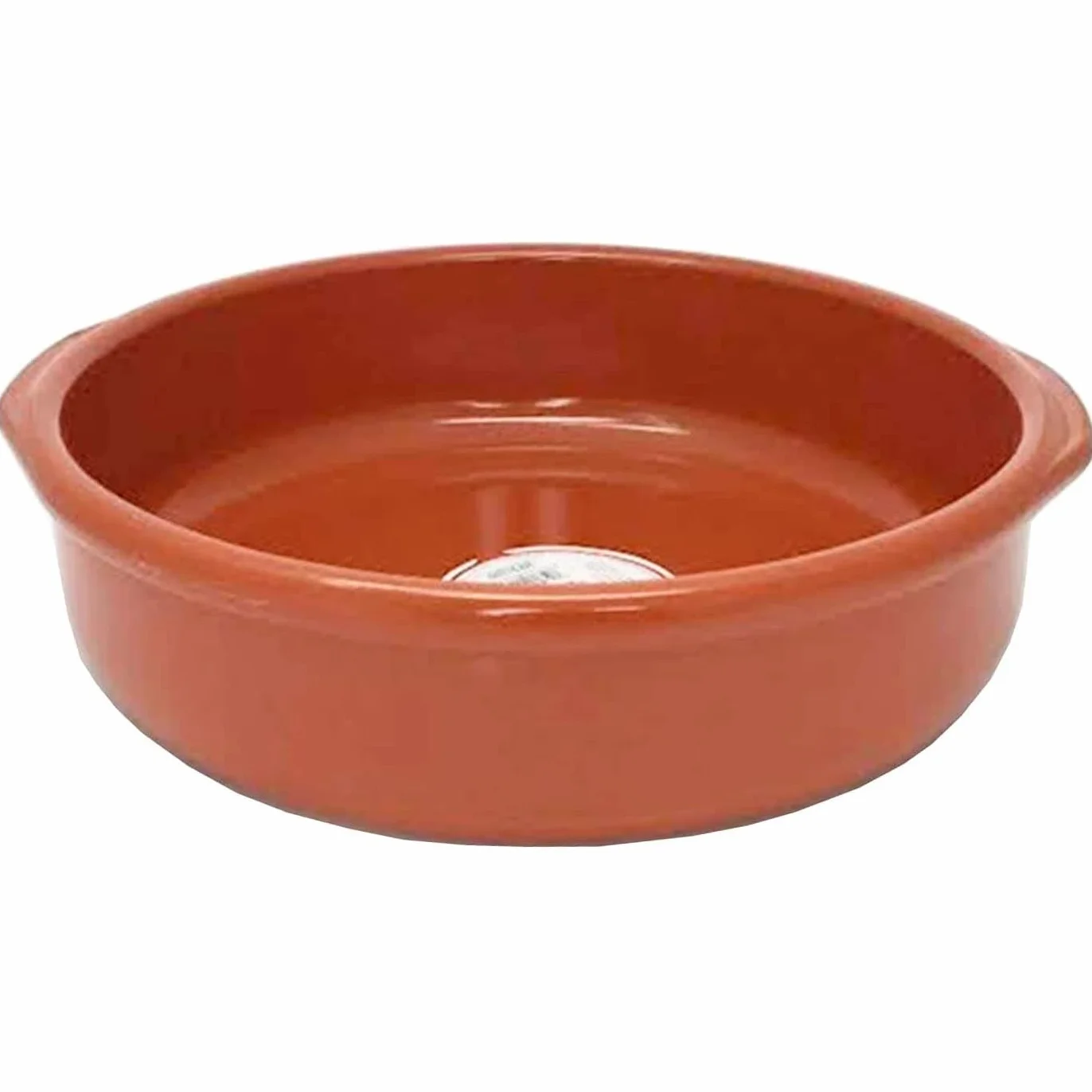 Acan Tradineur - Pack de 4 Cazuelas Redonda de Barro - Apta para vitro y Horno - Ideal para guisos y asados caseros - Ø 32 cm.