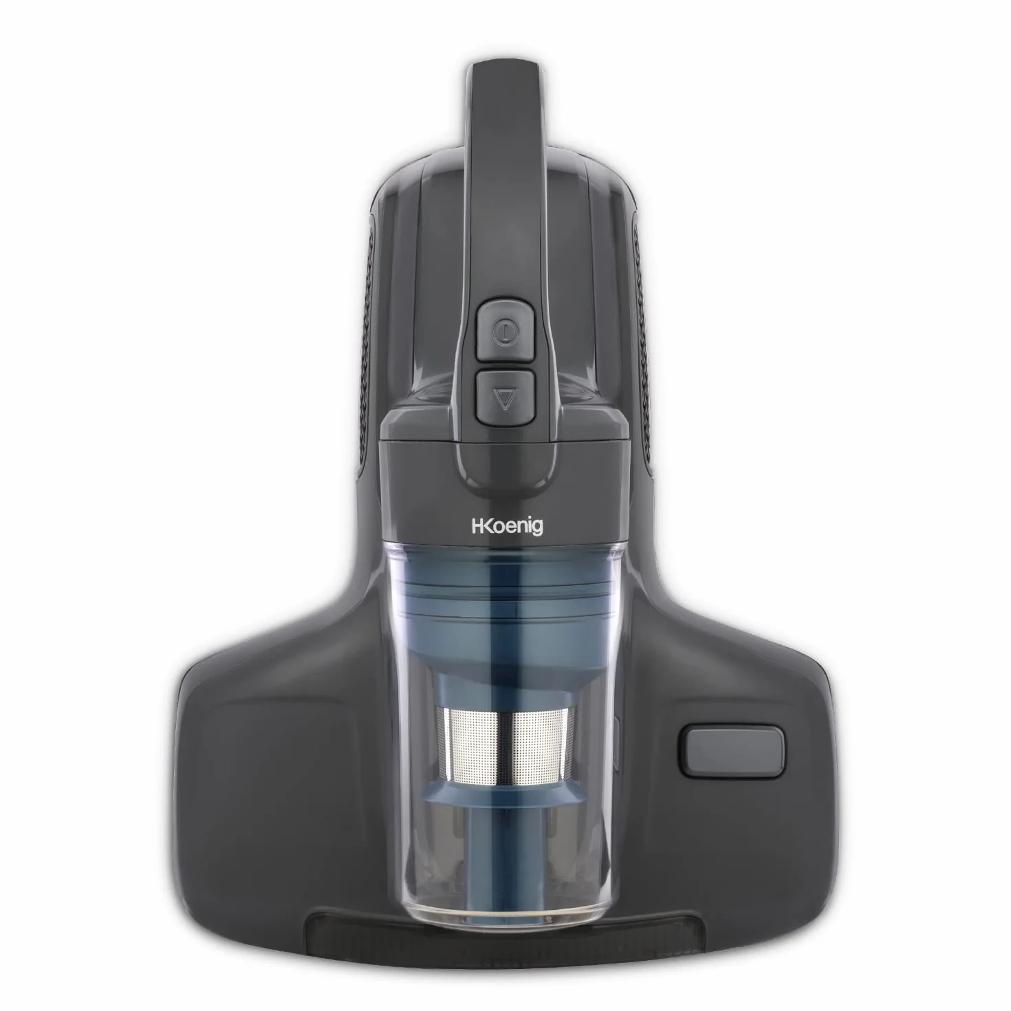 H.Koenig Aspirador de Mano Colchón y Textiles UMAT40, Succión, Lámpara UV, Batteo, Antiácaros y Antibacterianos, Ergonómico, Filtro Hepa, para Colchones, Sofá y Otros Tejidos, 400 W