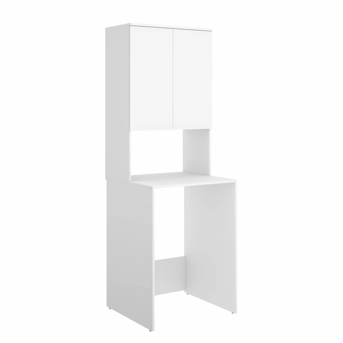DEKIT - Mueble para Lavadora con ALTILLO 190x63,3x62cm - Blanco