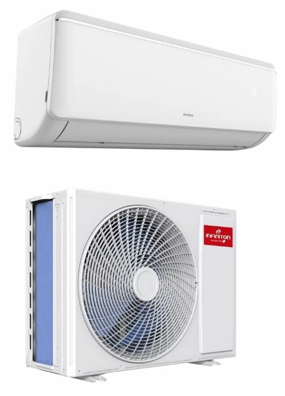 INFINITON Aire Acondicionado SPTWF09A2, 9000 BTU, Wifi, Bomba de Calor, Inverter, Deshumidificador, A+++, Blanco