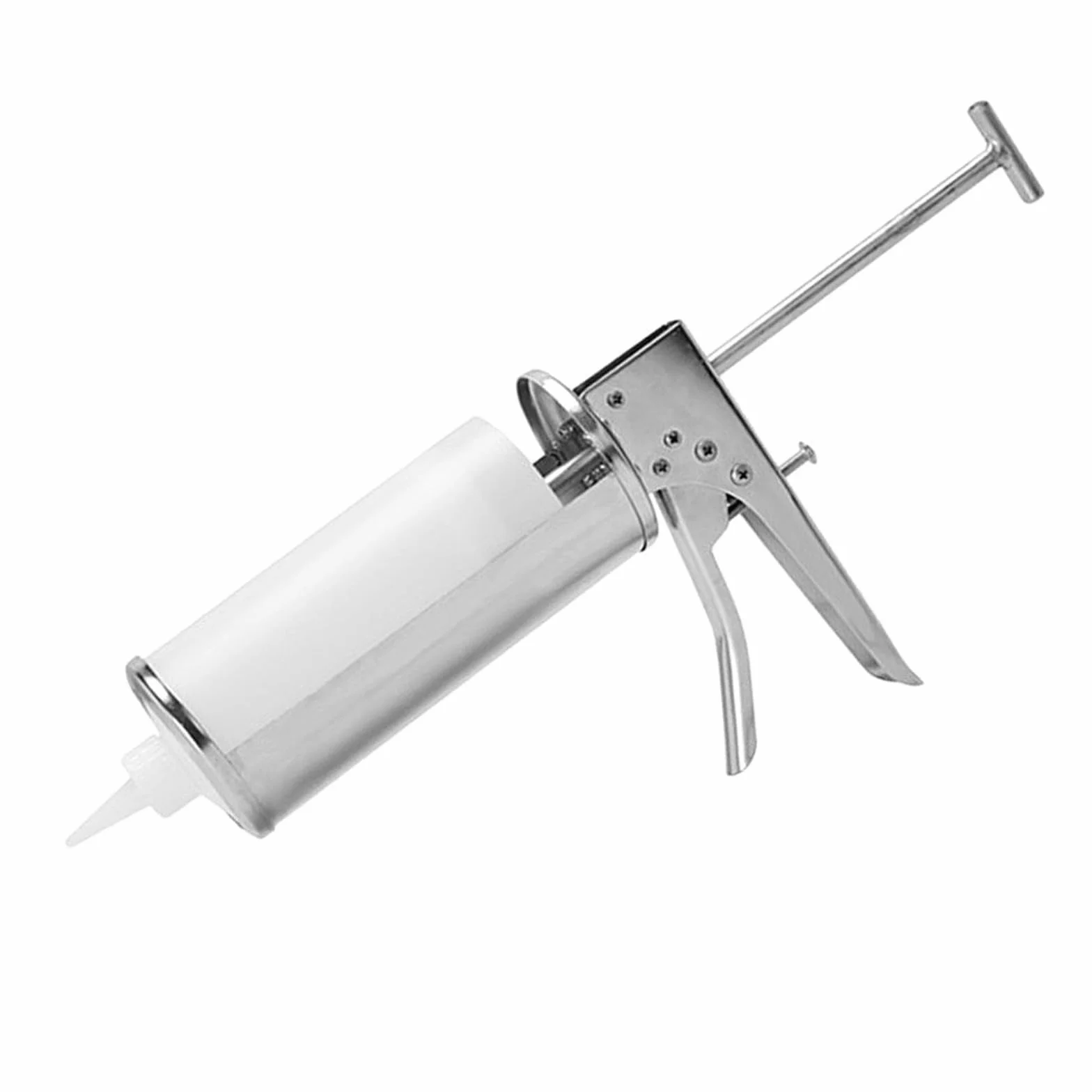 Dispensador de salsa de acero inoxidable fácil de usar para cocineros caseros, aplicación precisa de condimentos, aplicador de crema de cocina, salsa de control de precisión