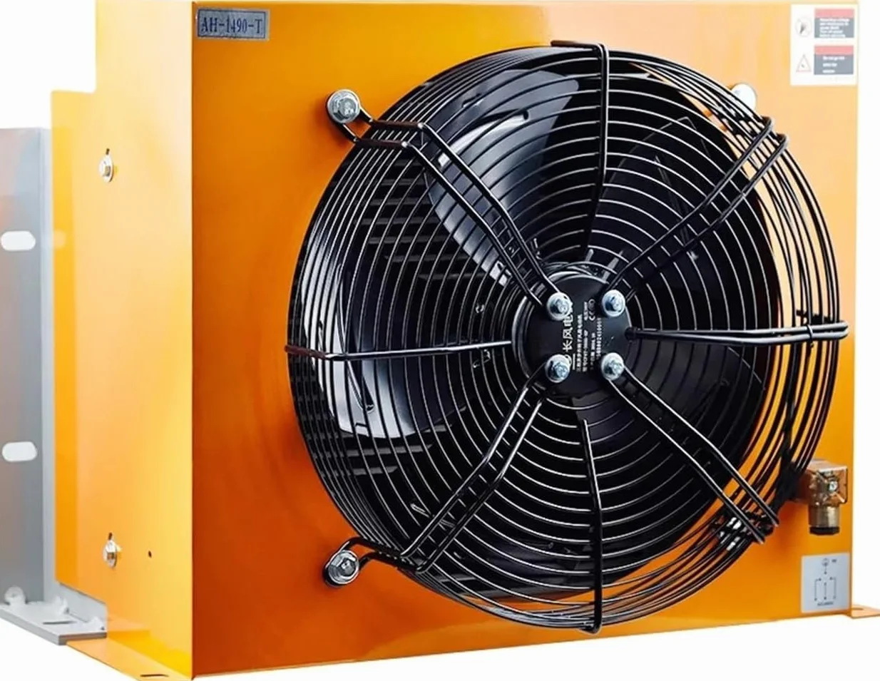 Enfriador de Aceite hidráulico AH1490T-CA 250 L/min Radiador refrigerado por Aire 135 W CA/CC Soldadura precisa y Ventilador eficiente Absorción de Impactos