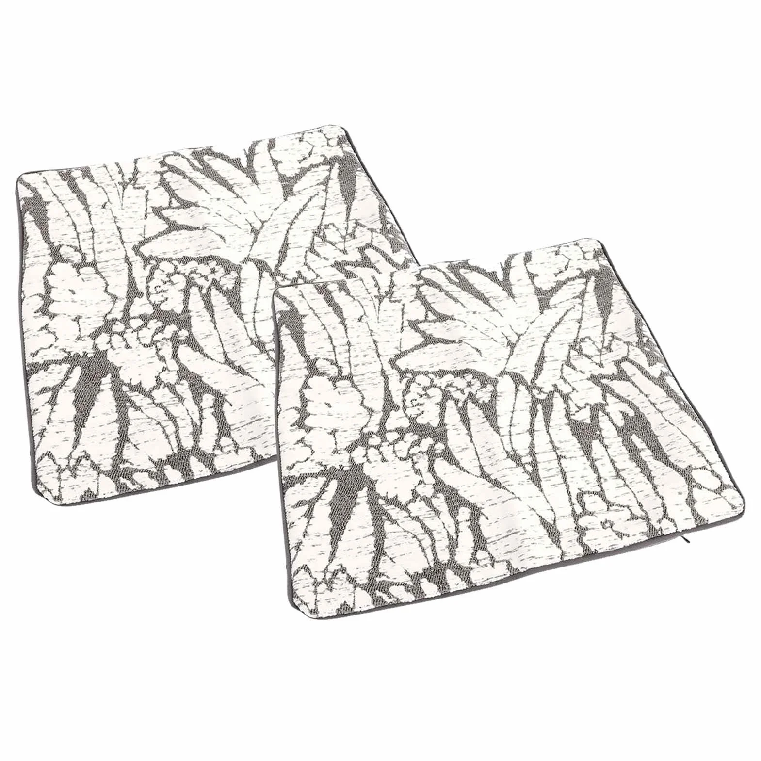 KIMISS Juego de 4 Fundas de Almohada Decorativas, Fundas de Cojín Bohemias para sofá Cama, Sala de Estar, Color Gris Claro (50,8x50,8 cm/20x20 Pulgadas)