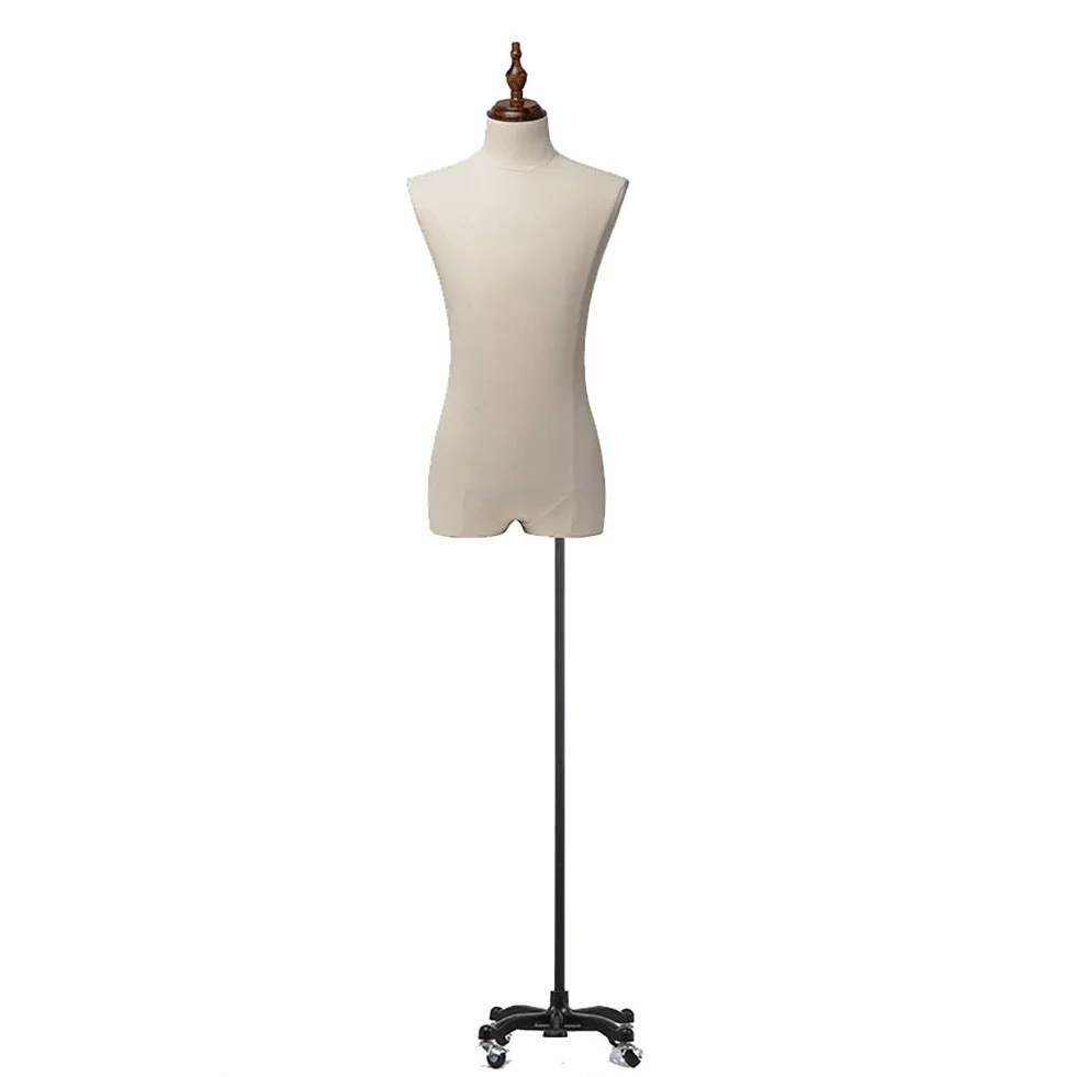 Maniquí de Sastre, maniquí de Costura Femenino, maniquí de confección con Brazo de Madera, maniquíes de exhibición de clavícula, maniquíes de Moda, 5