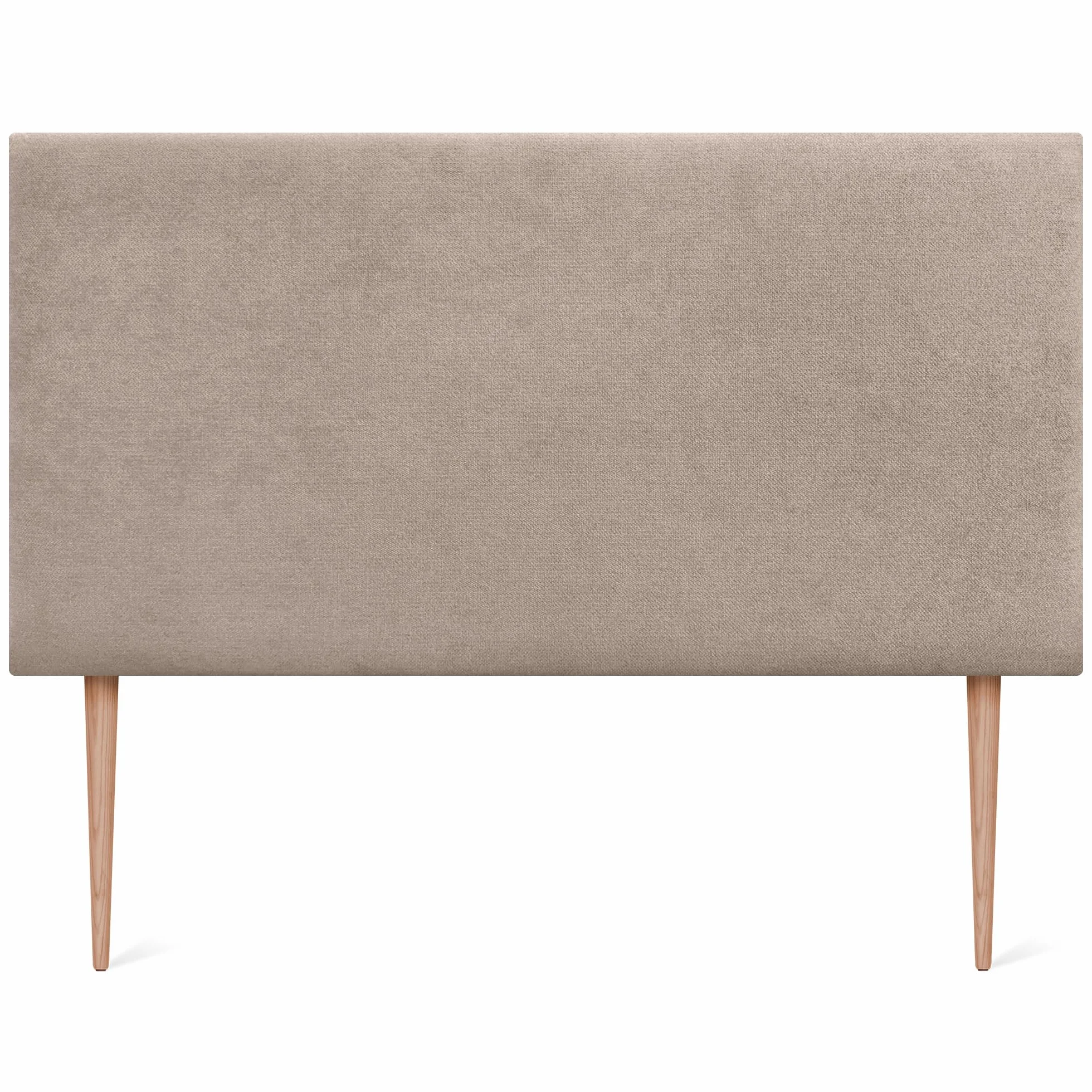 DHOME Cabecero Tapizado Liso de Tela Aqualine con Patas Altura 70CM Grosor 4cm y 8cm para Pared Acústicos Cabeceros Cabezal Absorbentes Cama Dormitorio (Tela Beige, 150cm, Grosor 8cm)