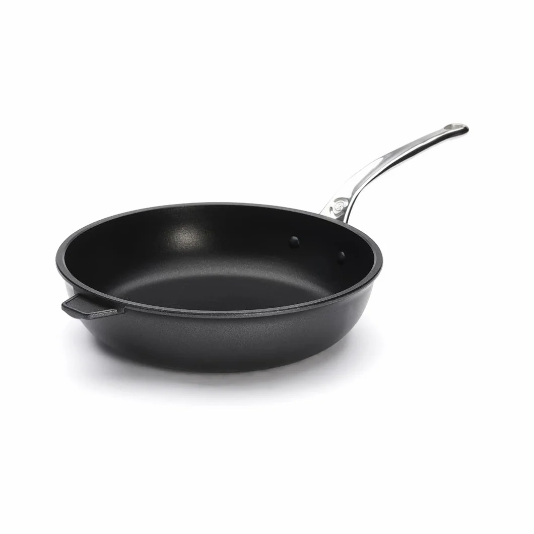 De Buyer, CAZO BAJO CHOC EXTREME MANGO FUNDICIÓN.INOX Ø28CM,8304.28