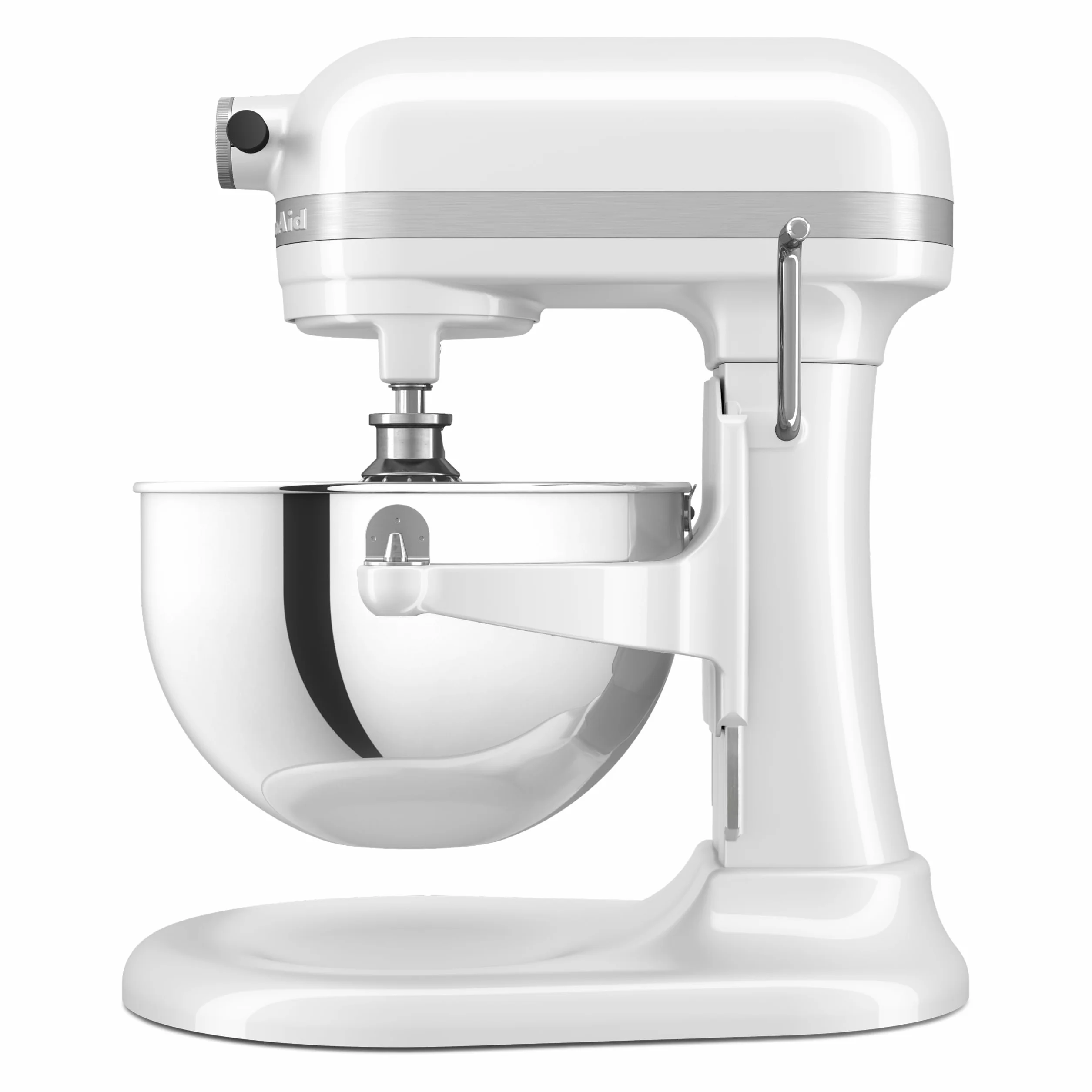 KitchenAid Batidora Amasadora Bowl-Lift 5.2L Heavy Duty, Cuerpo y Engranajes Metálicos, 11 Velocidades, Flex Edge, 67 Puntos de Contacto, Blanco