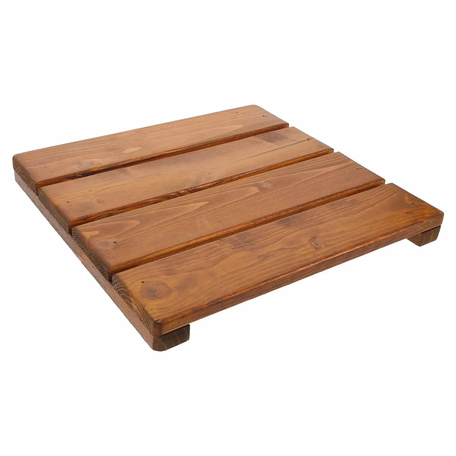 Alfombra de baño de Madera, Alfombra de baño de Drenaje rápido, Suelo de Ducha de Secado rápido for bañera, SPA, hogar