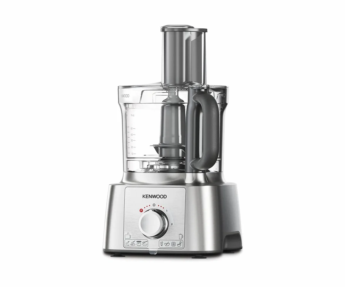 Kenwood MultiPro Express - Procesador de Alimentos (1000 W, bol de 3 L, batidora de vaso de 1.5 L, exprimidor, accesorios de corte, accesorio Express Serve)